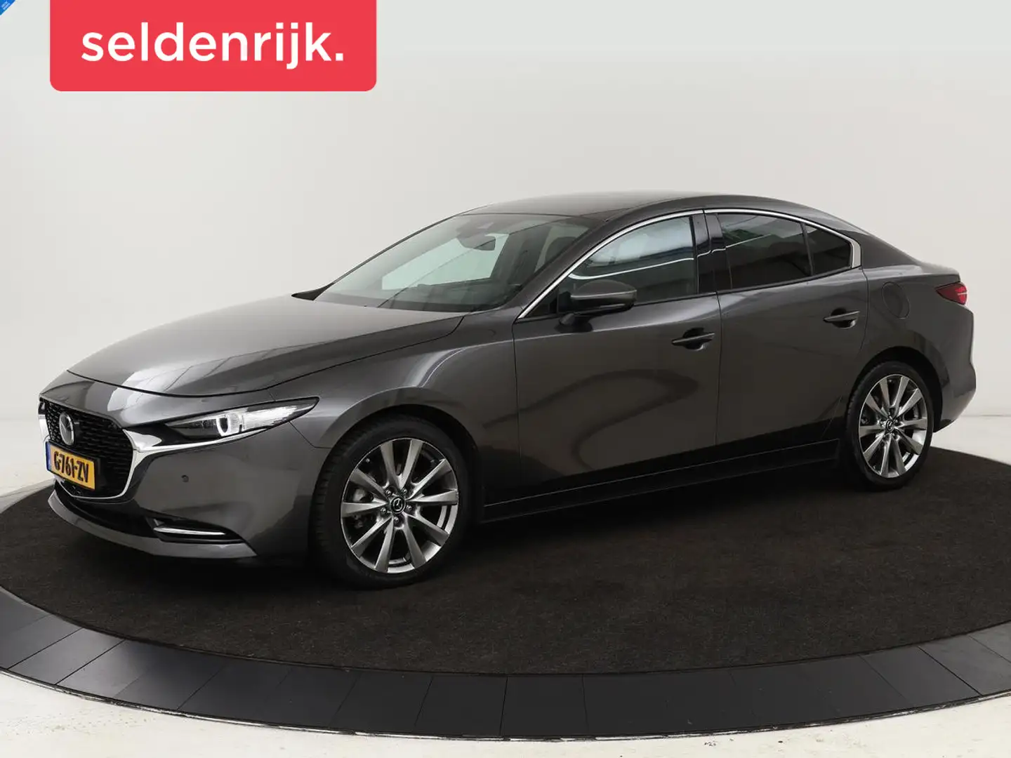 Mazda 3 2.0 e-SkyActiv-X Luxury | Leder | Stoel & stuurver Grijs - 1