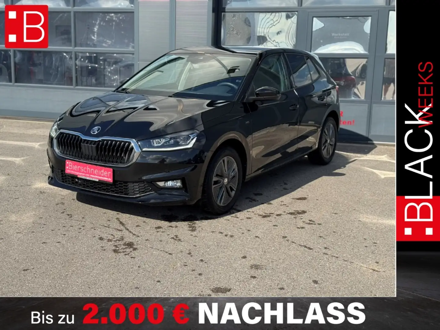 Skoda Fabia 1.0 TSI DSG Selection LED NAVI PANO ACC PDC KEYLES Schwarz - 1