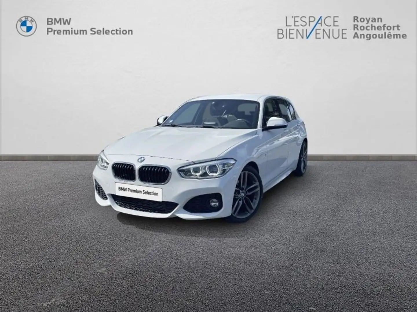 BMW 118 118iA 136ch M Sport 5p Blanc - 1