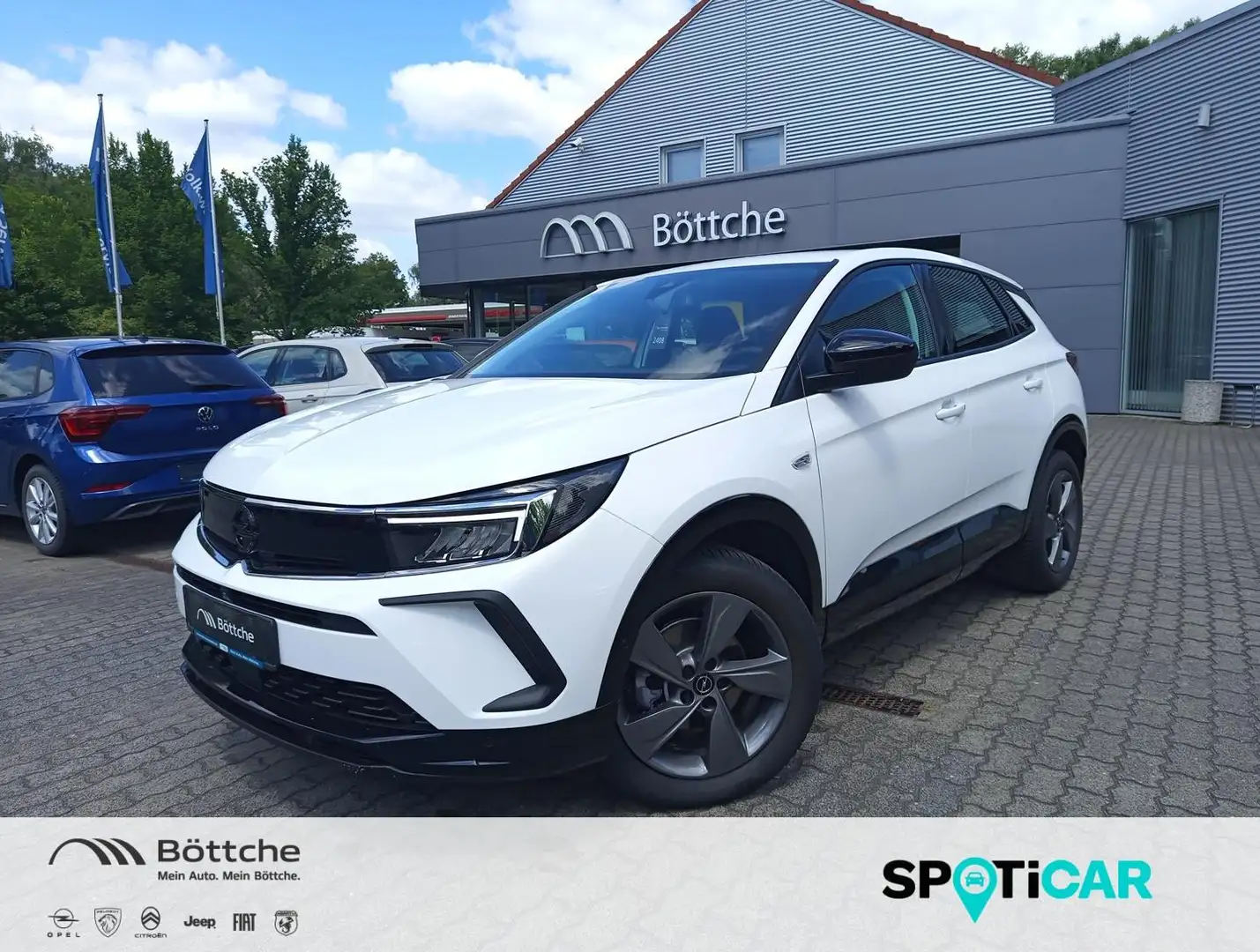 Opel Grandland 1.2 GS Line AT/Allw/AHK/LED/Navi/Shz/180°Kamera/Kl Weiß - 1