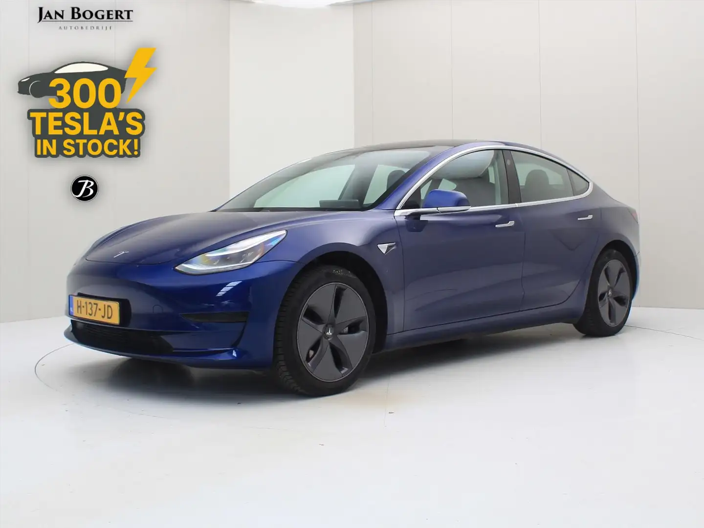 Tesla Model 3 Standard RWD Plus [ AUTOPILOT+60 kWh+PREMIUM AUDIO Blauw - 1