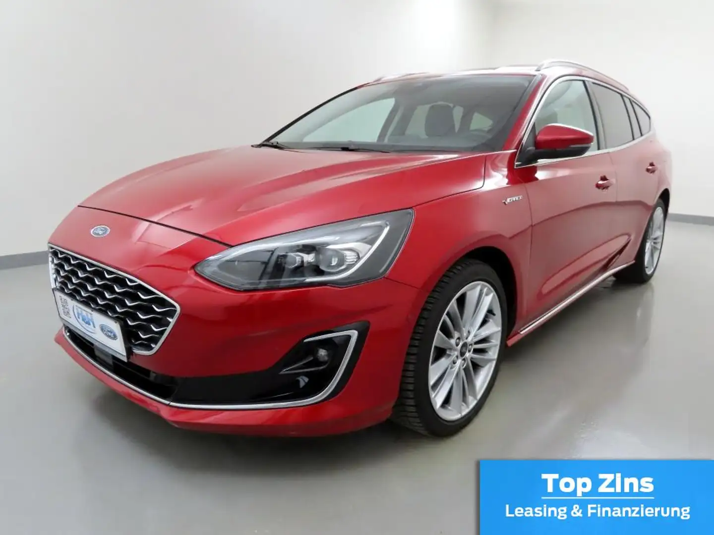 Ford Focus Turnier 1.0 M-Hybrid Vignale LED+ACC Rot - 2