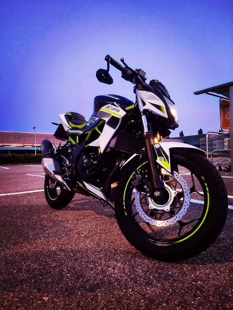 Kawasaki Z 125 Blanc - 1