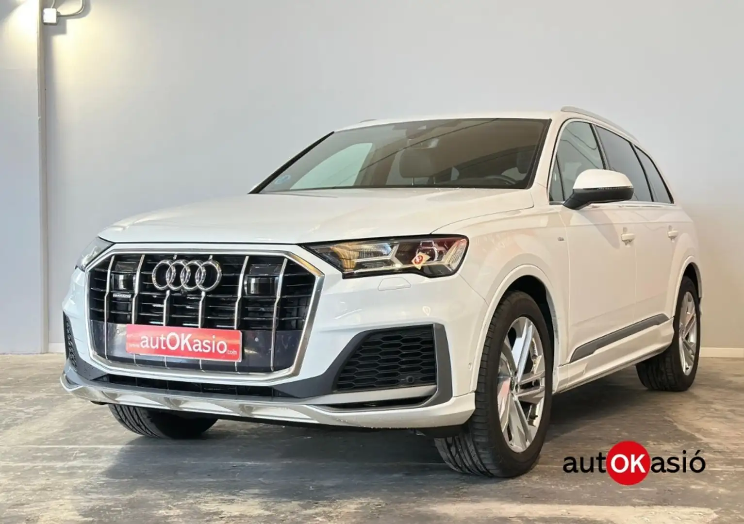 Audi Q7 50 TDI S line quattro Blanco - 1