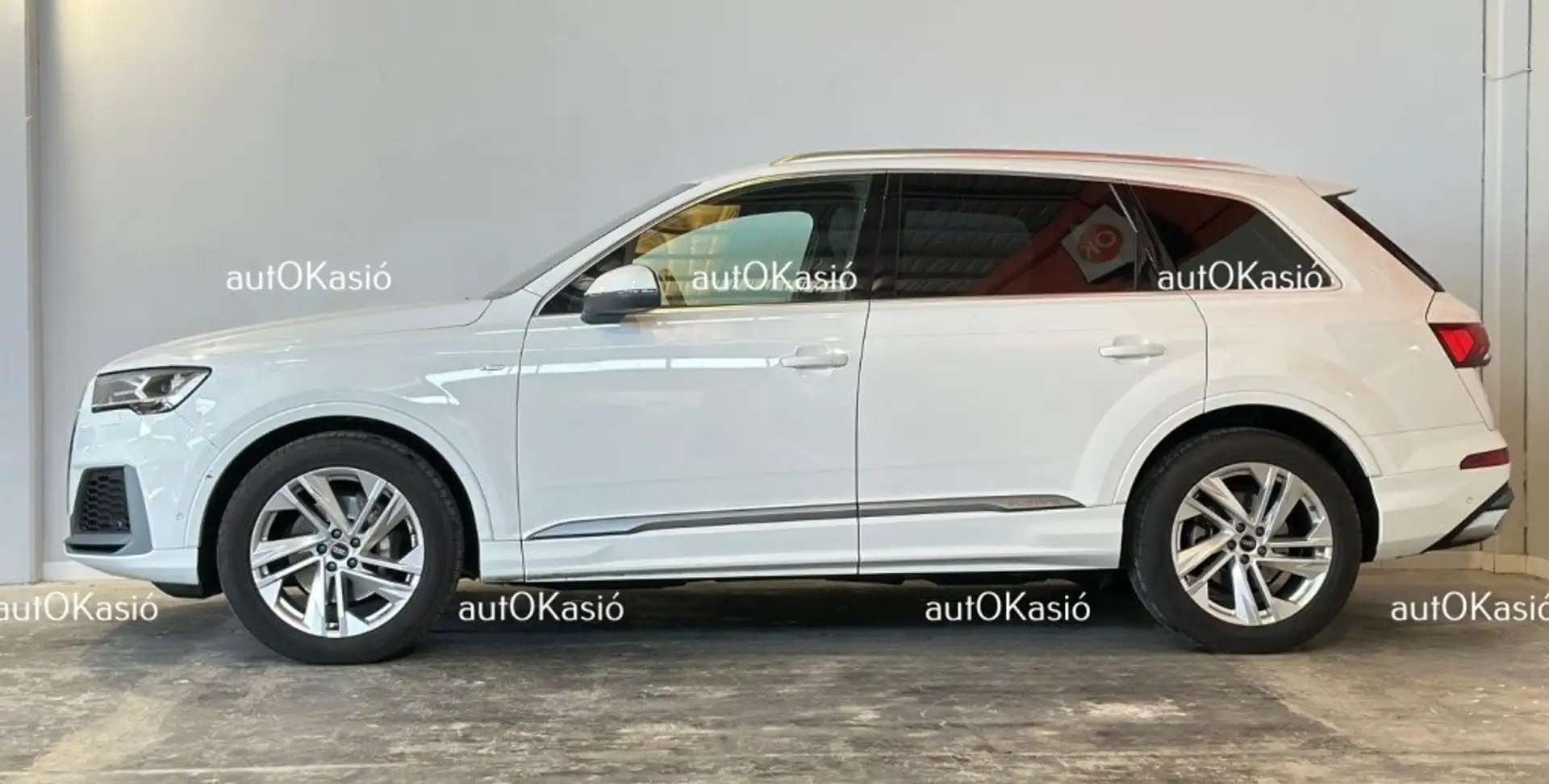Audi Q7 50 TDI S line quattro Blanco - 2