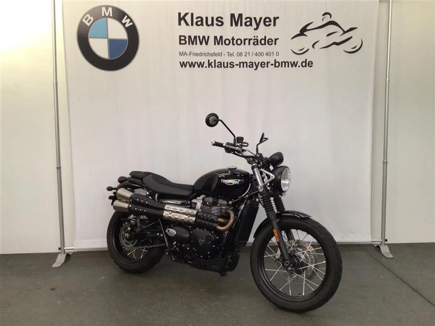 Triumph Street Scrambler 0 Noir - 2