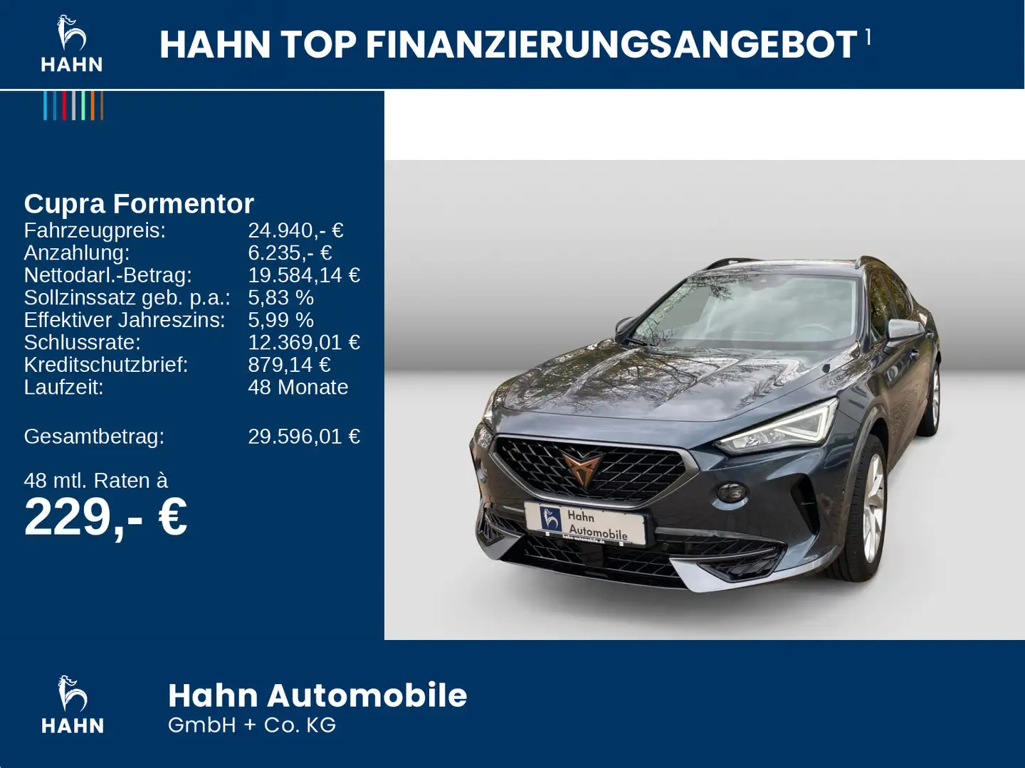 CUPRA Formentor 1.5TSI LED ACC AHK PDC Navi V-Cockpit Grau - 2