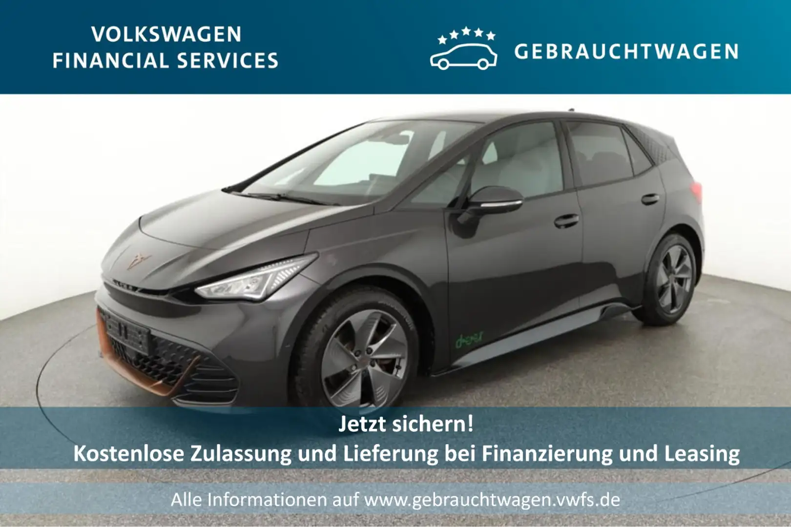 CUPRA Born 150kW Pano*RFK*PDC*Tempo*Klima*SH Grau - 1