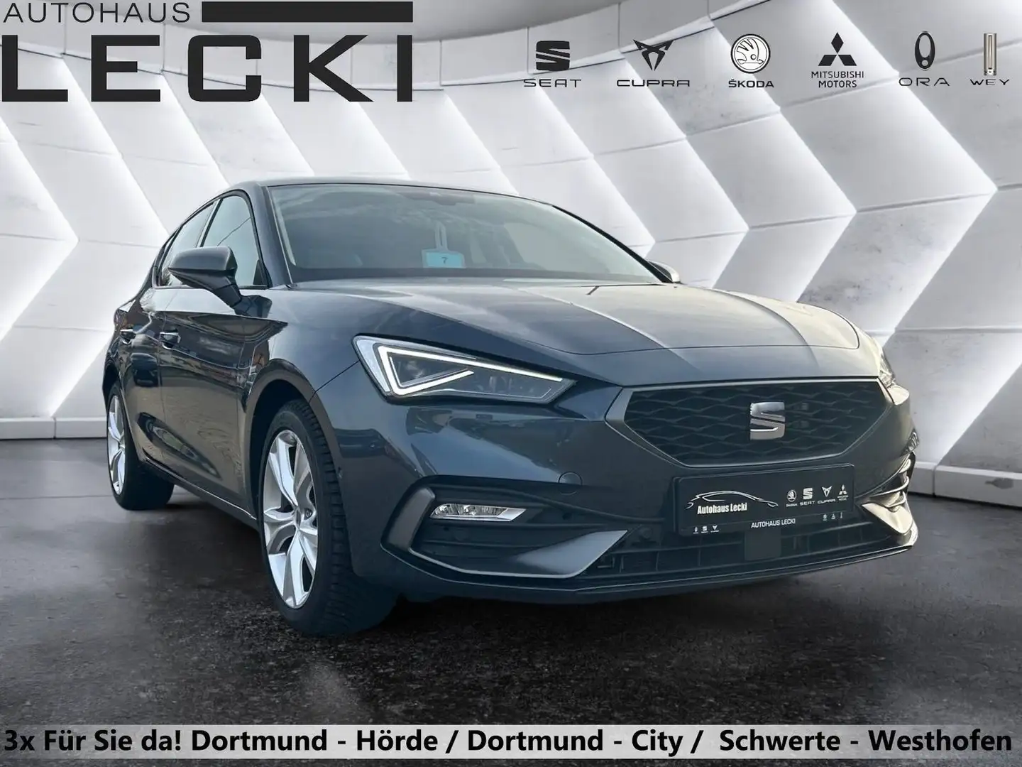 SEAT Leon 1.5 eTSI FR *NAVI*LED*PDC*KAMERA*CARPLAY*4SEASON* Grau - 1