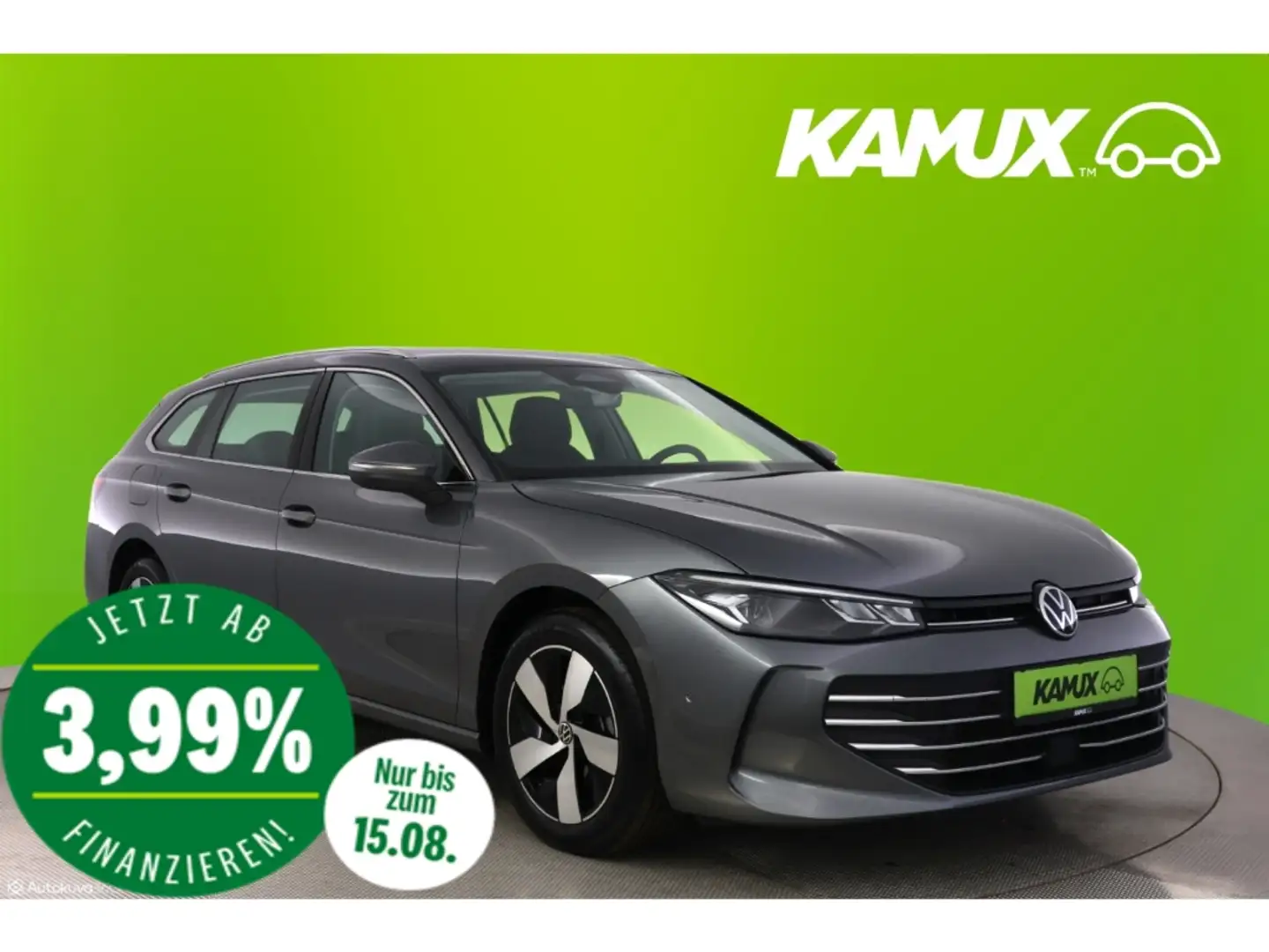 Volkswagen Passat Variant 1.5eTSI DSG Business+LED+NAVI+ACC Gris - 1