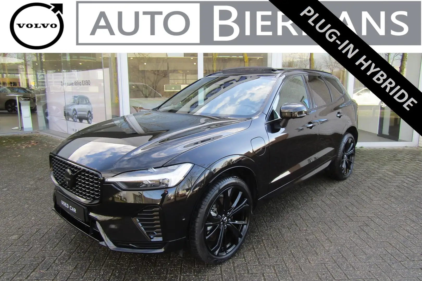 Volvo XC60 T6 Plug-In Hybrid 350pk Aut AWD Plus Black Edition Zwart - 1