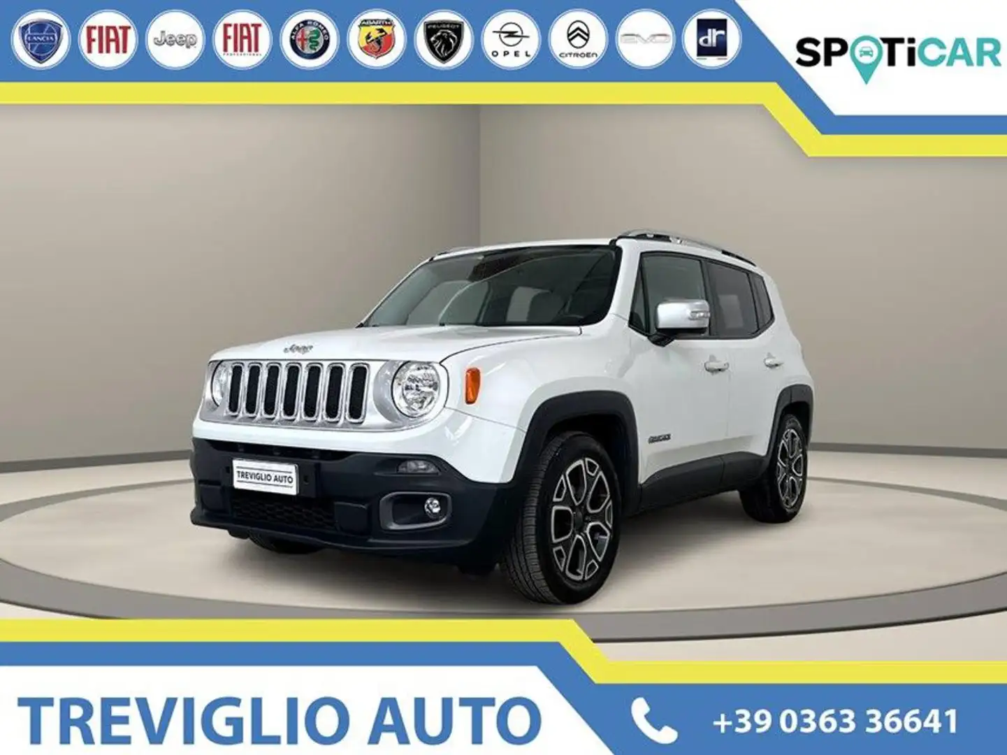 Jeep Renegade 1.6 Mjt 120 CV Limited White - 1