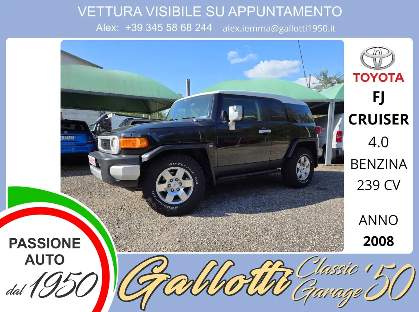 Toyota FJ Cruiser TOYOTA FJ CRUISER 4.0 bz 239cv aut. 2WD Grau - 1