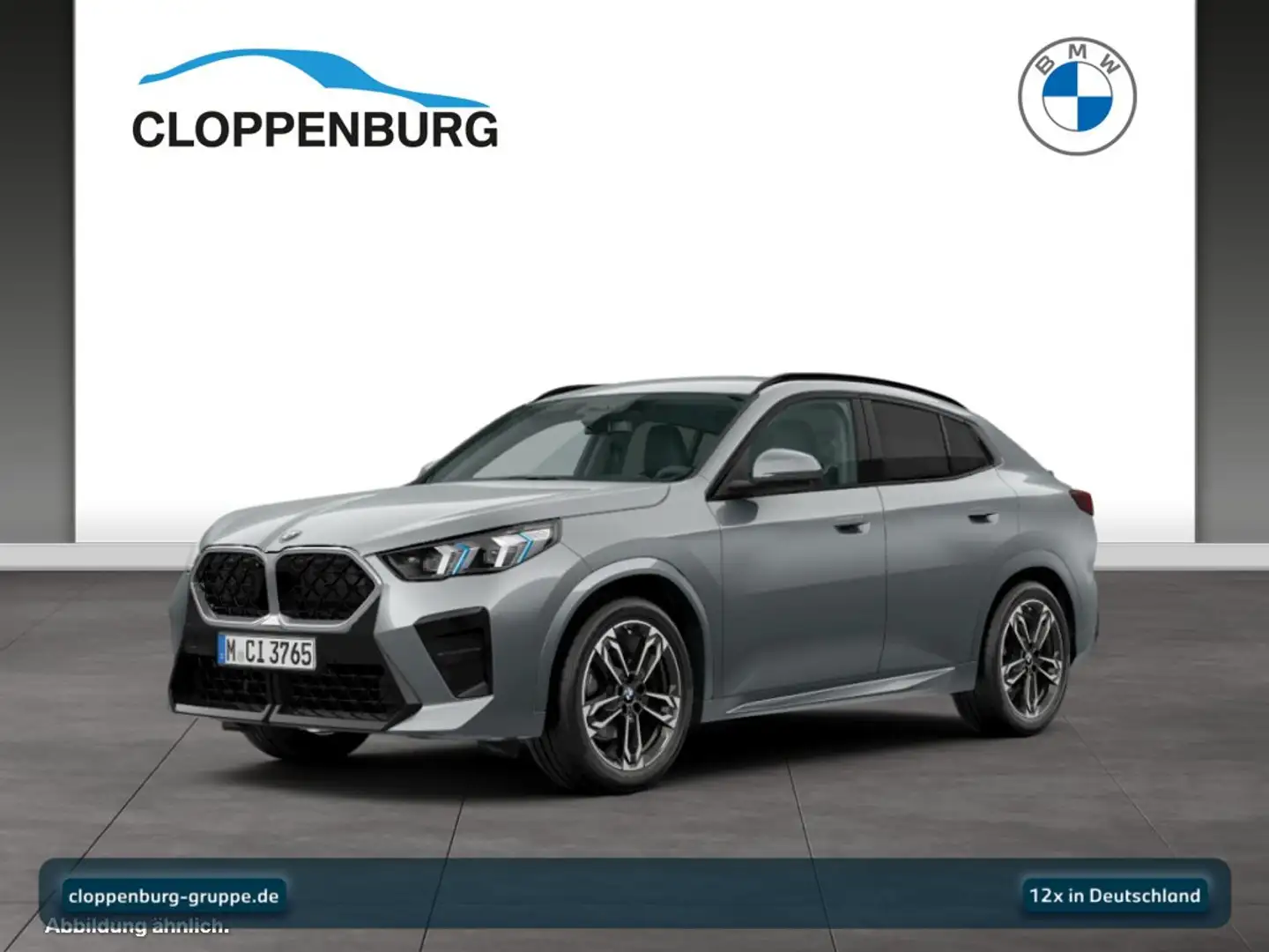 BMW X2 sDrive20d Head-Up+AHK+Navi+ACC+SHZ+KeyGO+HiFi Grau - 1