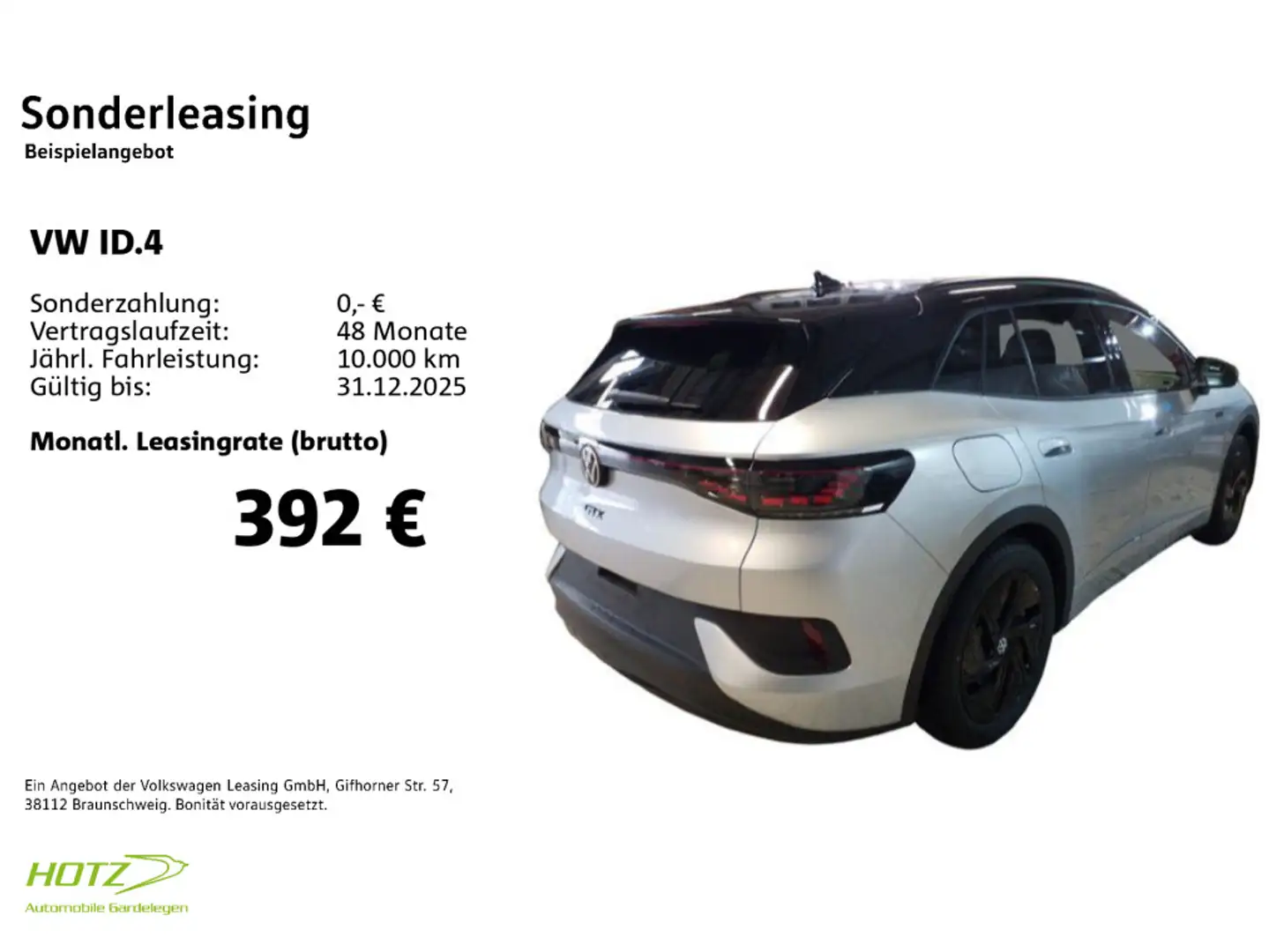 Volkswagen ID.4 GTX 250 kW 4Motion PDC/LED/APP Srebrny - 2