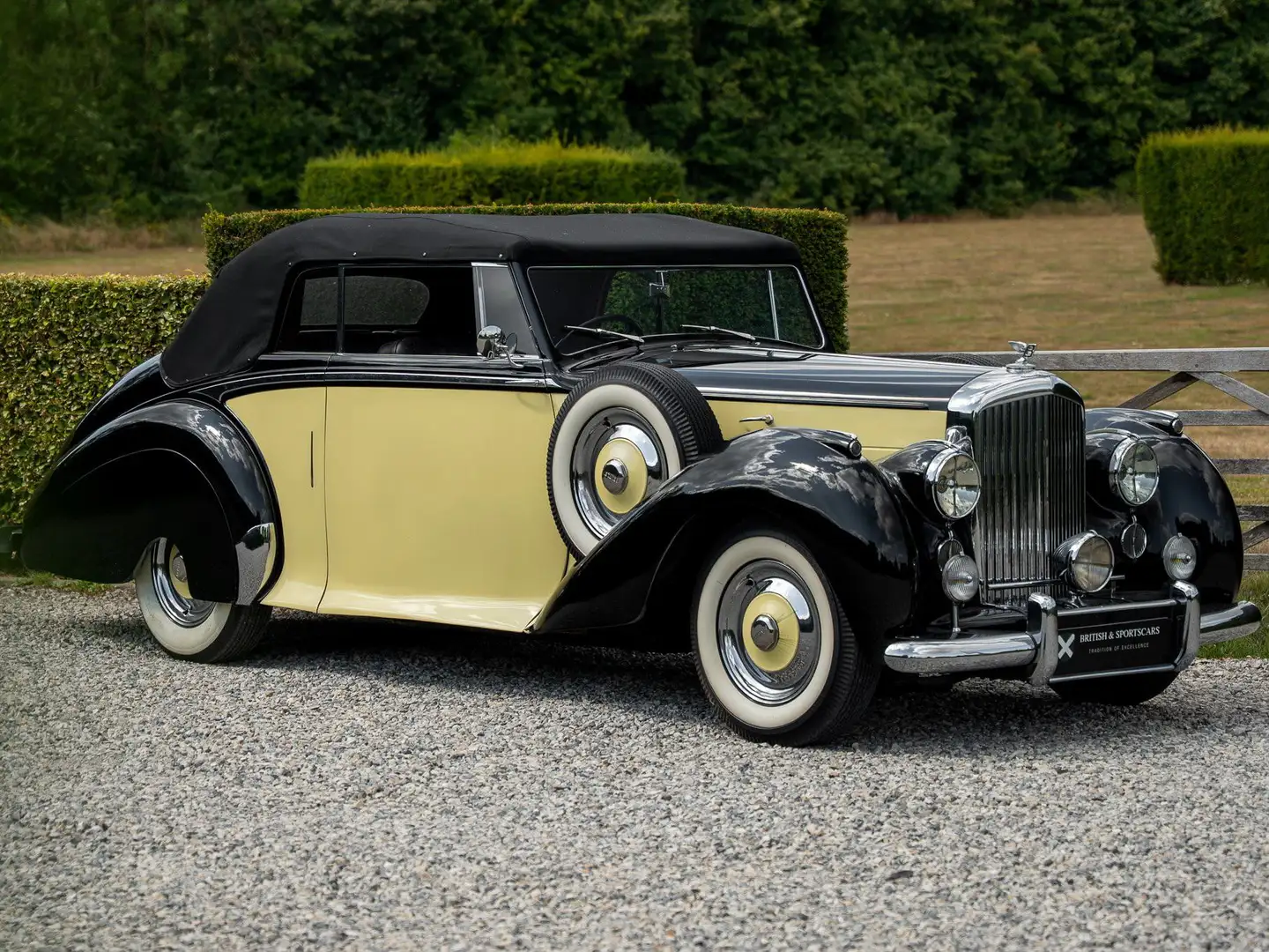 Bentley Mk VI Cabriolet Park Ward - Ex Baudouin 1 Чорний - 2