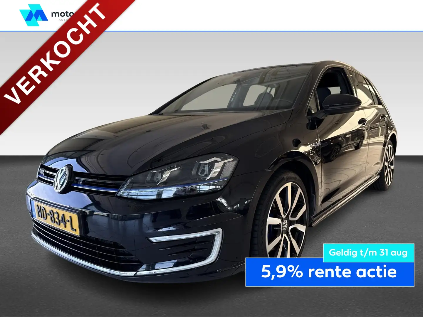 Volkswagen Golf 1.4 TSI PHEV 204pk 5D DSG GTE Connected Series Czarny - 1