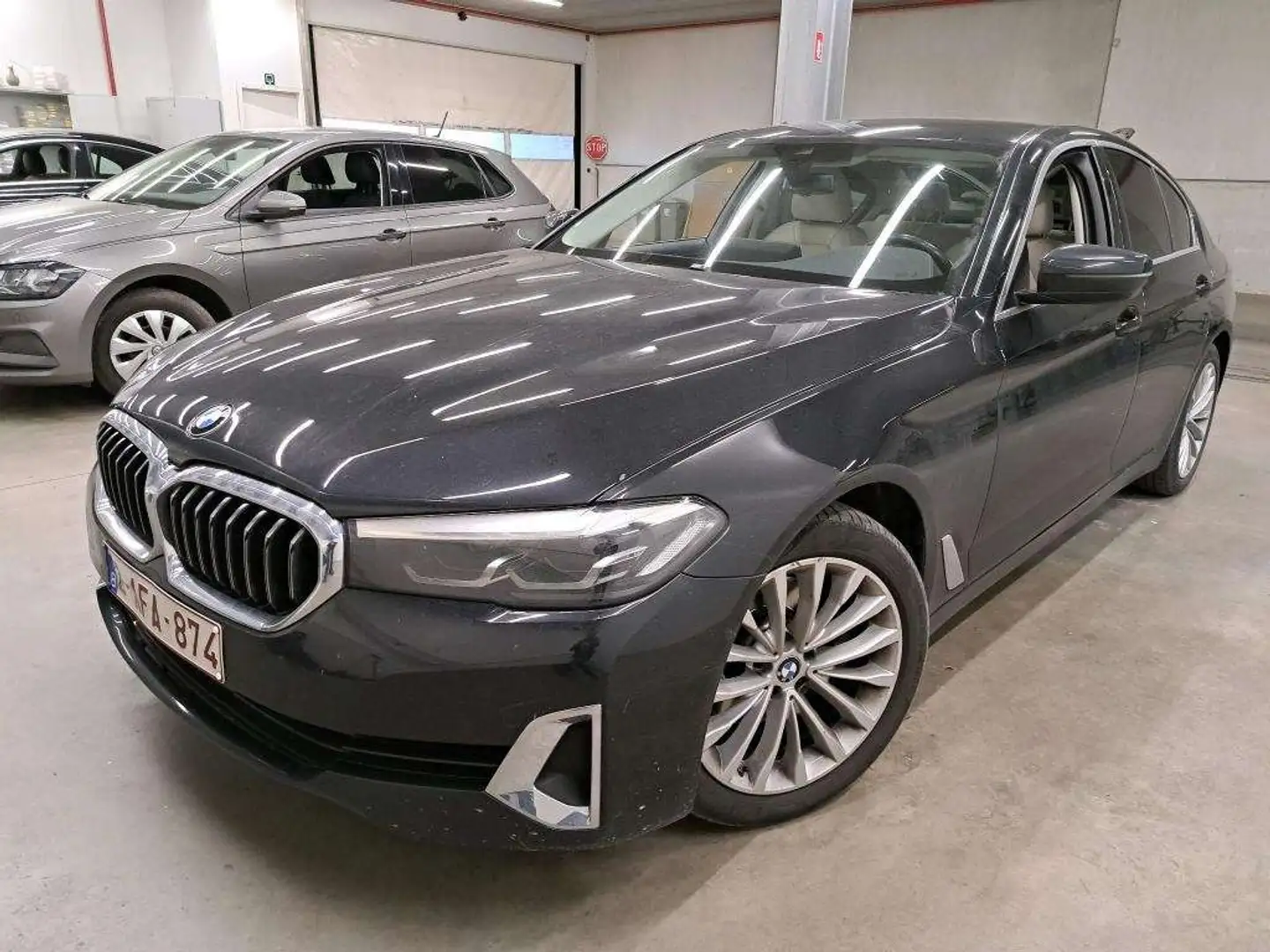 BMW 518 dA Berline Luxury LED-NAVI PRO-CUIR SPORT-DIGITAL Fekete - 2