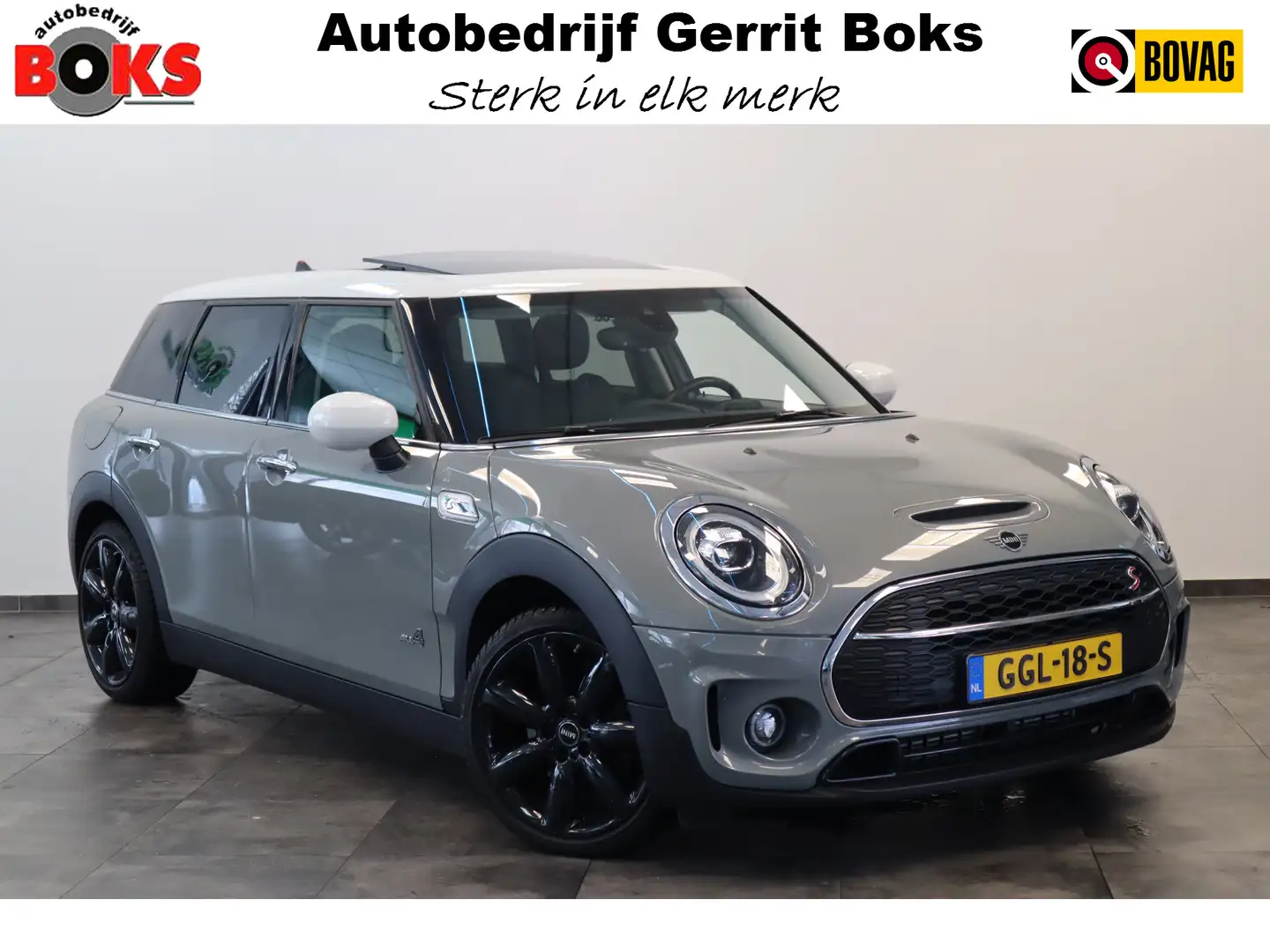 MINI Cooper S Clubman Mini 2.0 ALL4 Chili Cruise/Climate Panoramadak Aut Gris - 1