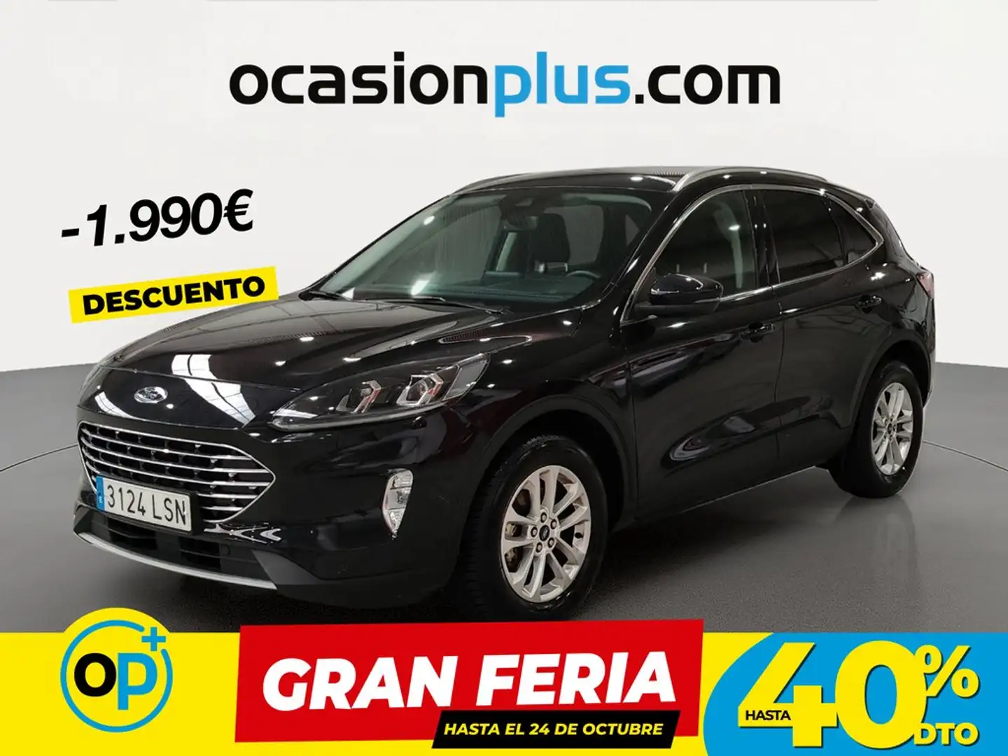 Ford Kuga 2.0 EcoBlue MEHV Titanium FWD 150 Negro - 1
