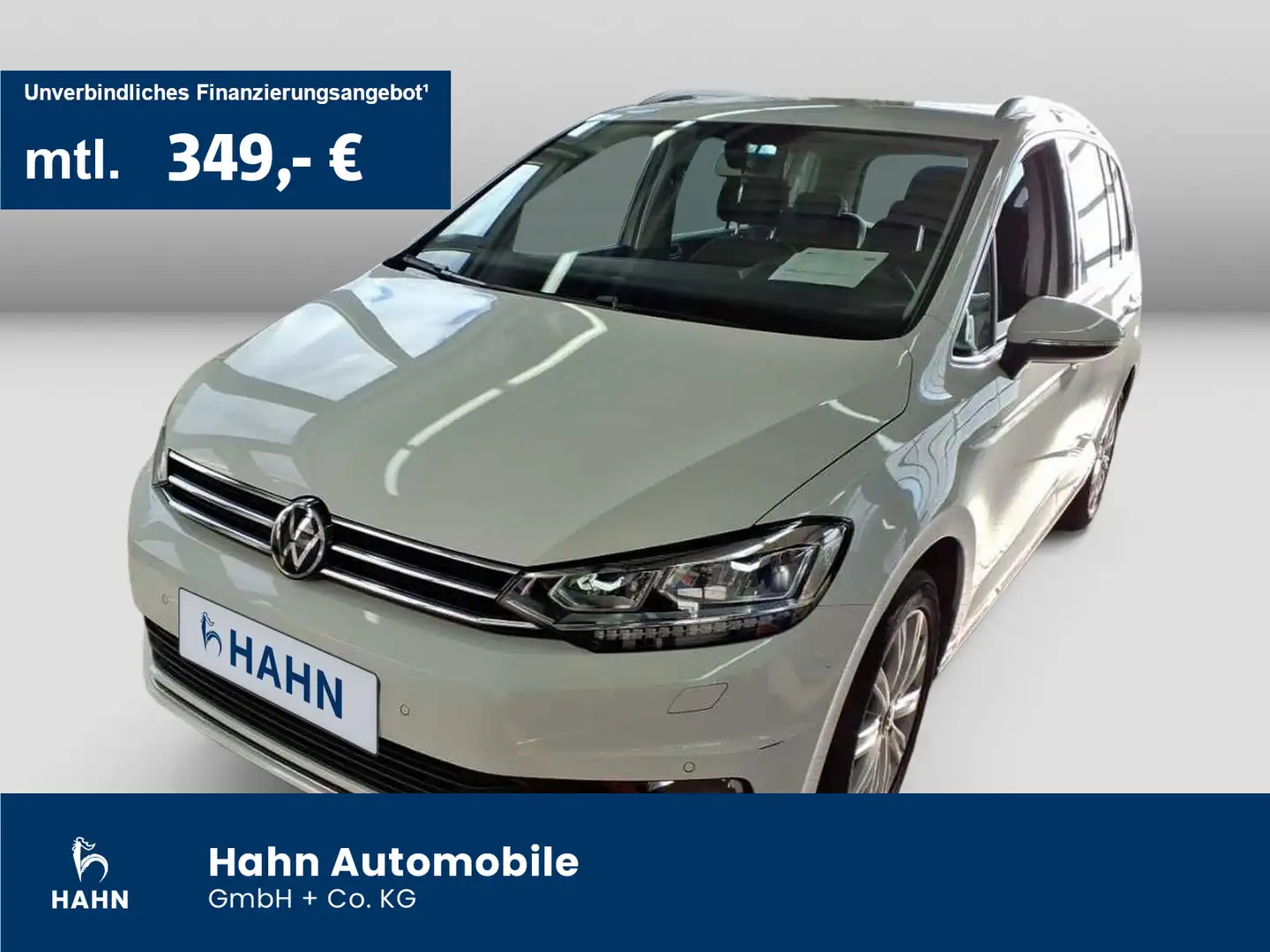 Volkswagen Touran 1.5TSI Highline 7-Sitzer ACC LED AppCon S Weiß - 1