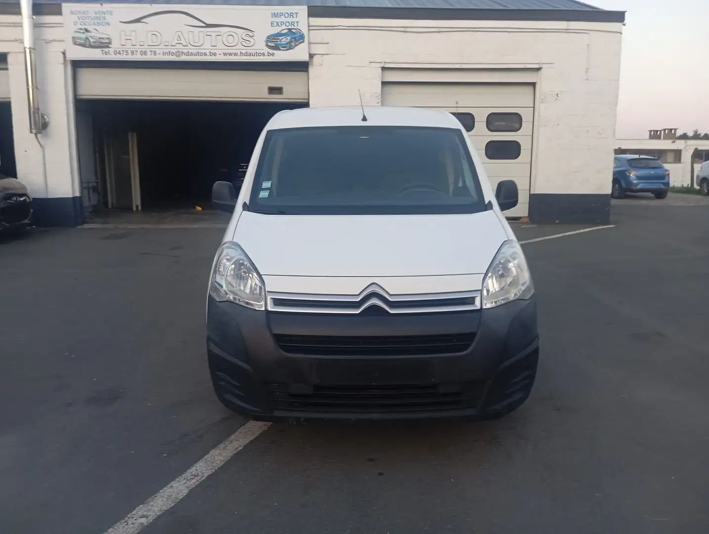 Citroen Berlingo 1.6 HDi  EURO6. TVA COMORIS Blanc - 1