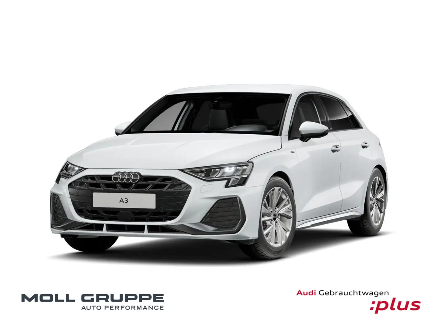 Audi A3 Sportback 35 TDI S tronic S line Weiß - 1
