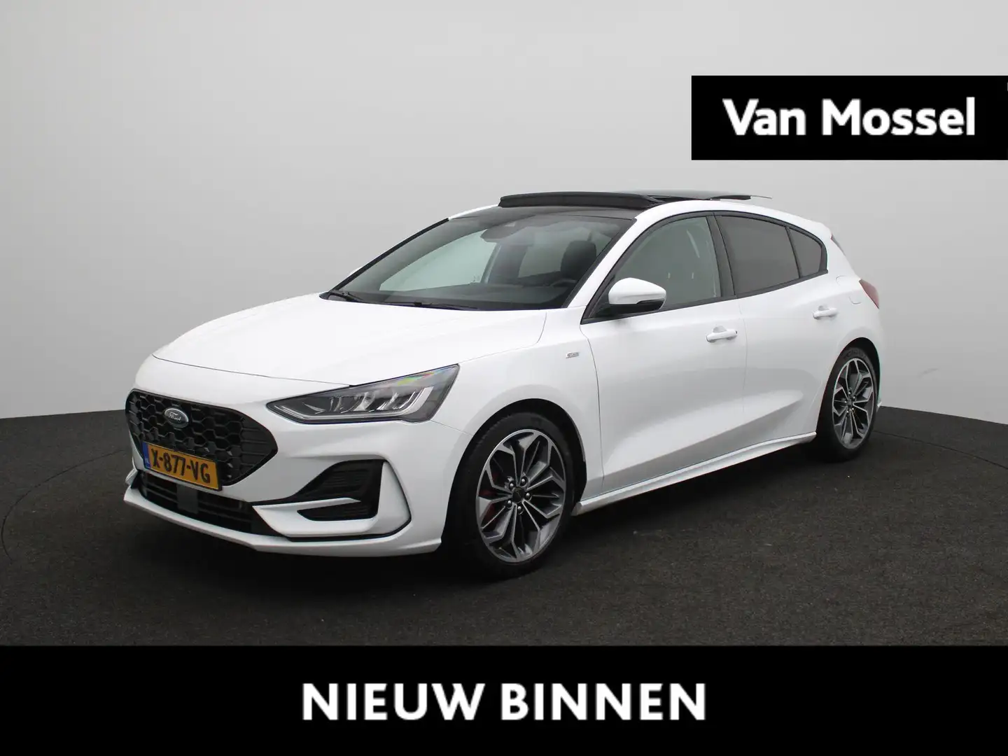 Ford Focus 1.0 EcoBoost Hybrid ST Line X Aut. | Panoramadak | Blanc - 1