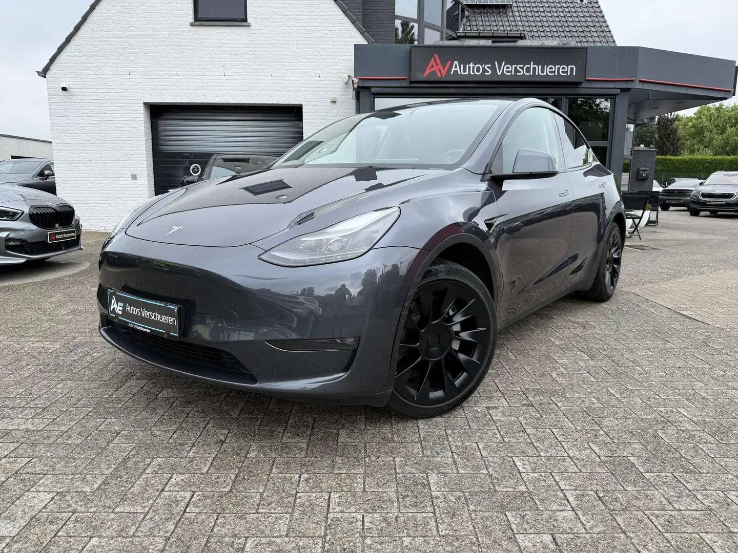 Tesla Model Y Long Range Dual Motor ** Pano 20\ Alu  Autop... Gris - 2