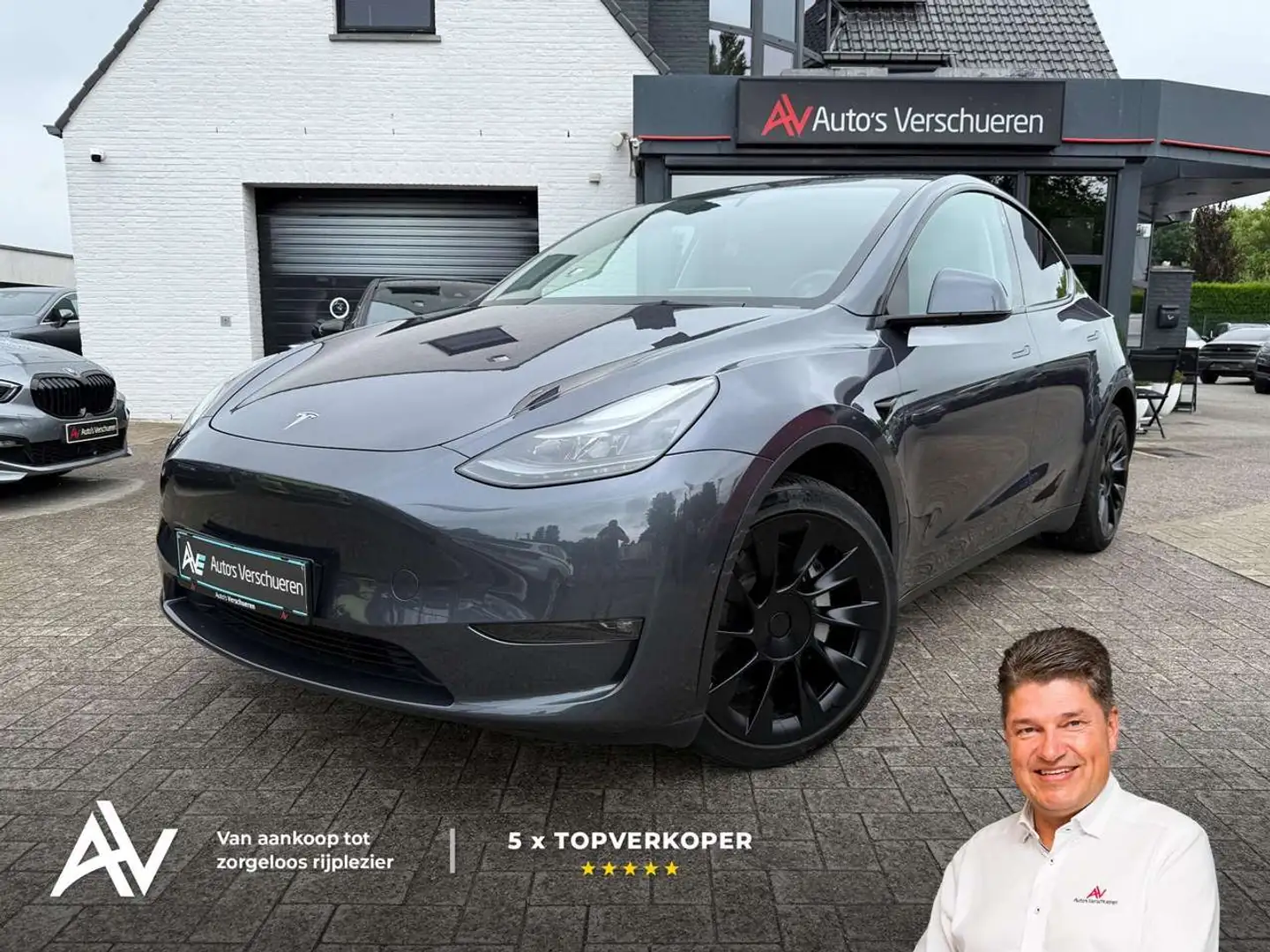 Tesla Model Y Long Range Dual Motor ** Pano 20\ Alu  Autop... Gris - 1