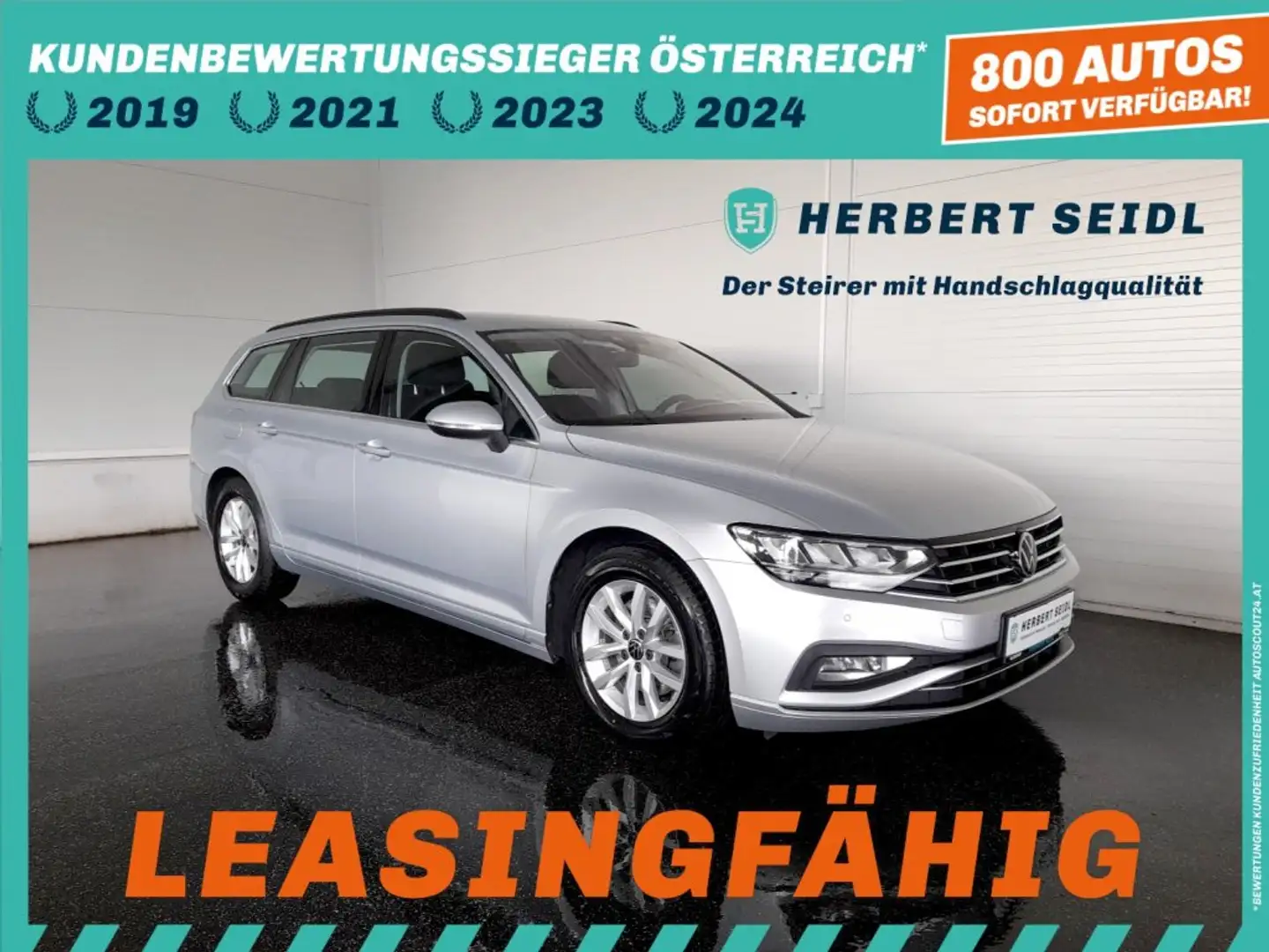 Volkswagen Passat Variant BUSINESS 2,0 TDI DSG *VOLL-LED / NAVI / ACC / KAMERA / SPORT MASSAGESITZ / TRAVEL ASSIST* Silber - 1