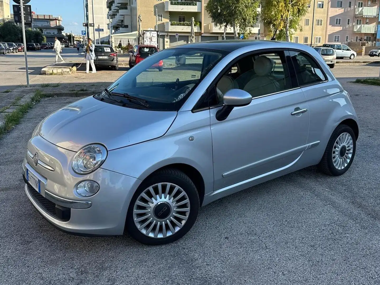 Fiat 500 500 III 0.9 t.air t. Lounge 85cv Argento - 1