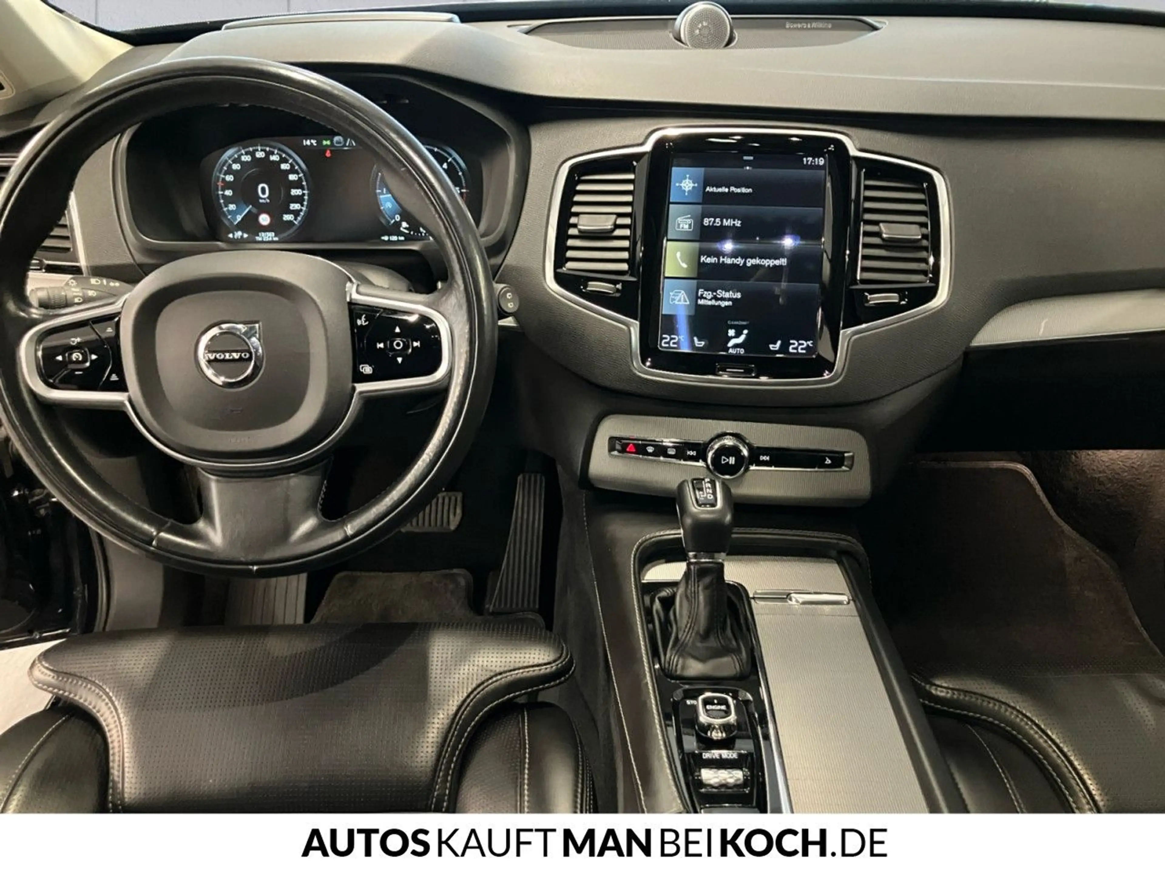 Volvo XC90 D5 AWD Inscription HUD Stdhzg BW ParkAssist — photo 9