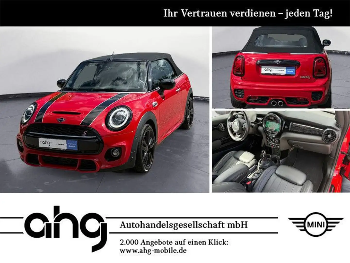 MINI Cooper S Cabrio Navi Klima PDC Harman K. Sportsi Rot - 1