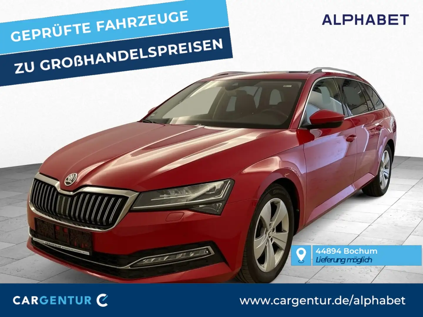 Skoda Superb Combi 2.0 TDI Premium Edition Virtual AHK Rot - 1