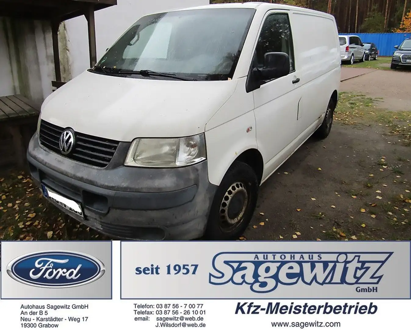 Volkswagen T5 Transporter 1.9 TDI Kasten-Kombi MOTORSCHADEN Grau - 1