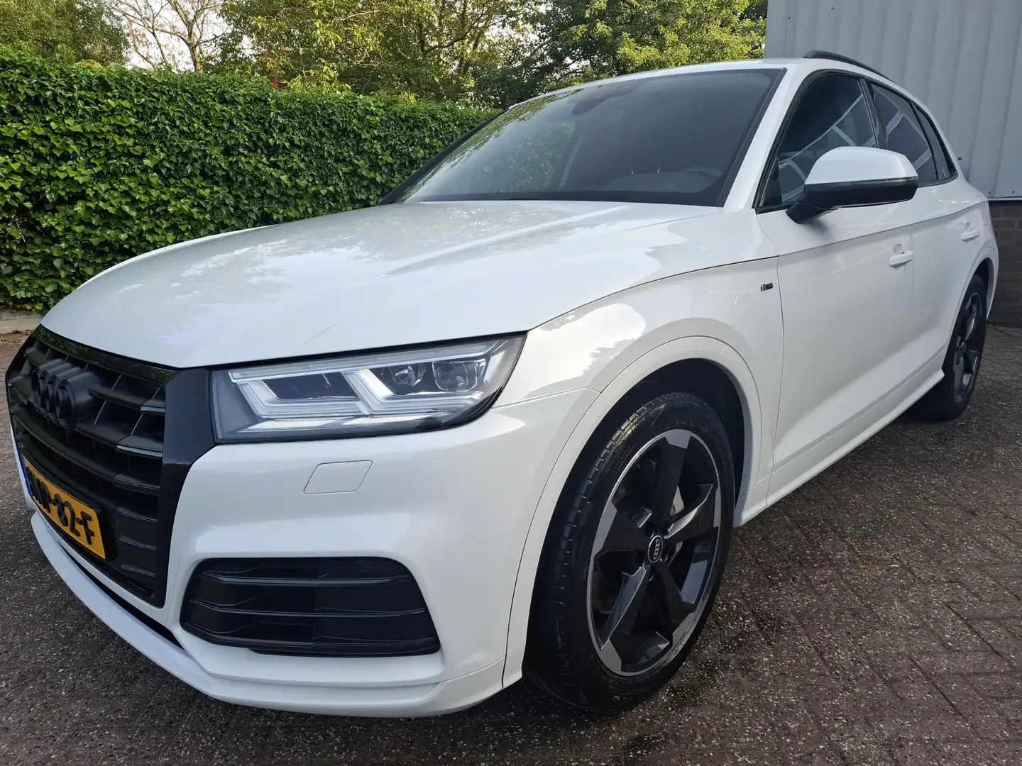 Audi Q5 50 TFSI e quattro S edition LEER/CLIMAT/LUCHTVERIN Wit - 1