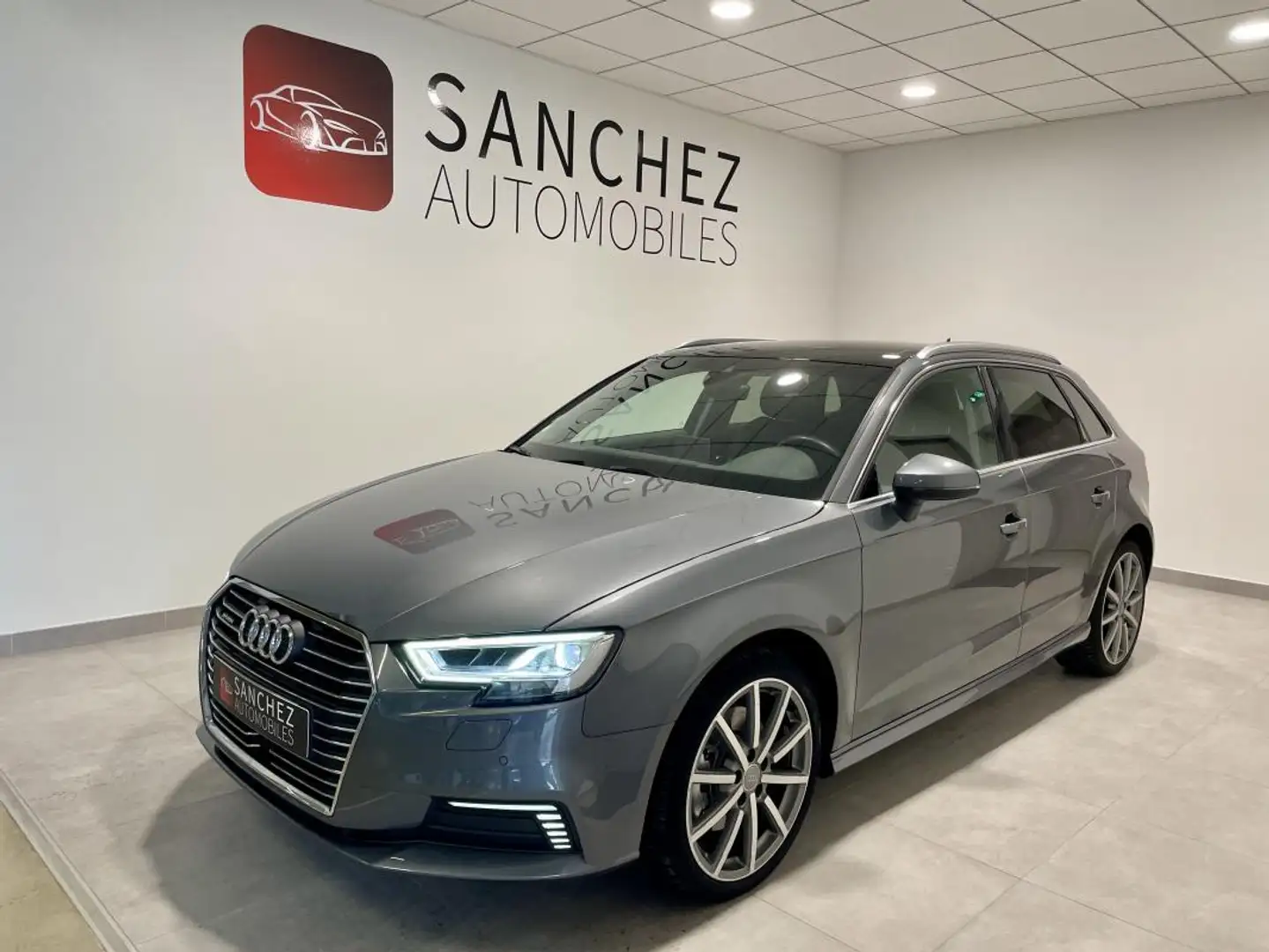 Audi e-tron A3 40 204 CH S tronic 6 DESIGN LUXE Gris - 1