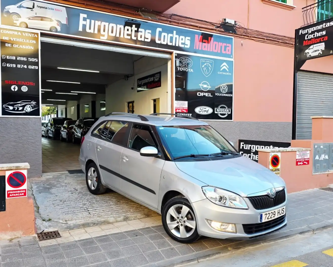 Skoda Fabia Familiar Manual de 5 Puertas Gris - 1