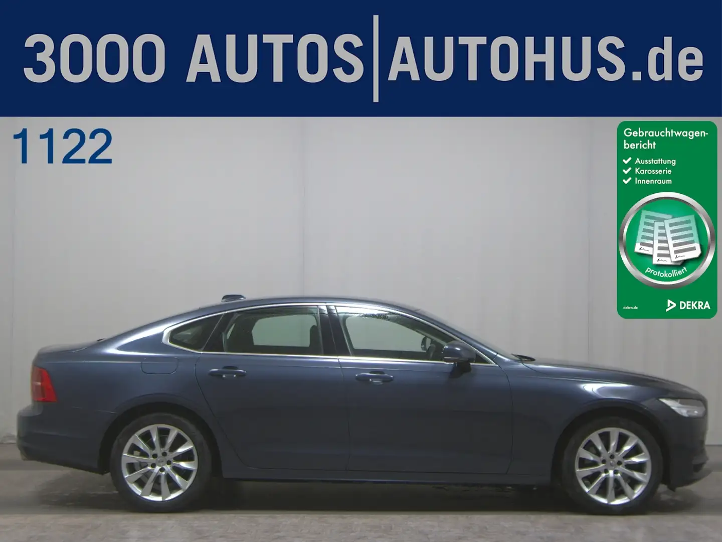 Volvo S90 D4 Momentum Leder Navi LED RFK ACC Blau - 1
