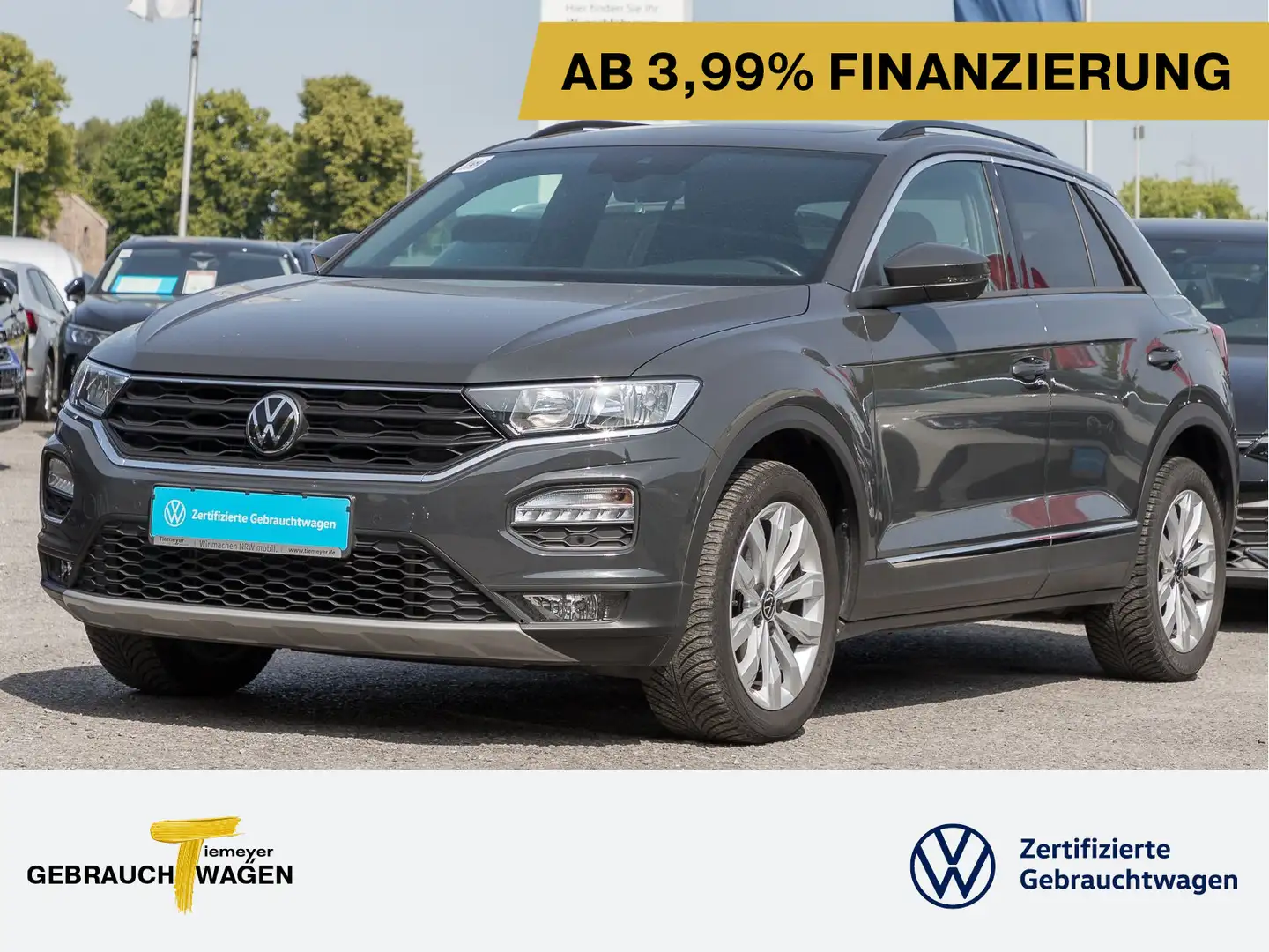 Volkswagen T-Roc 1.5 TSI DSG SPORT PANOPDC+ SITZHZ Gris - 1