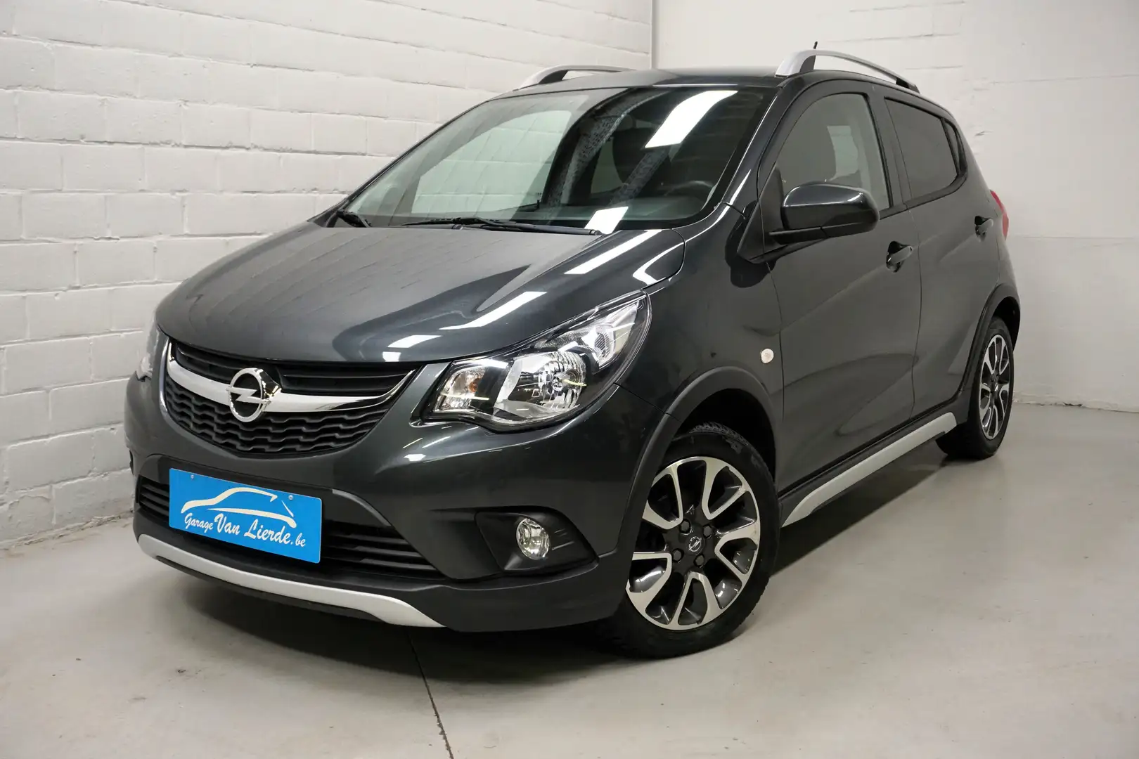 Opel Karl Rocks 1.0i - Zetelvw - A/C - Parkeersensoren Grijs - 1