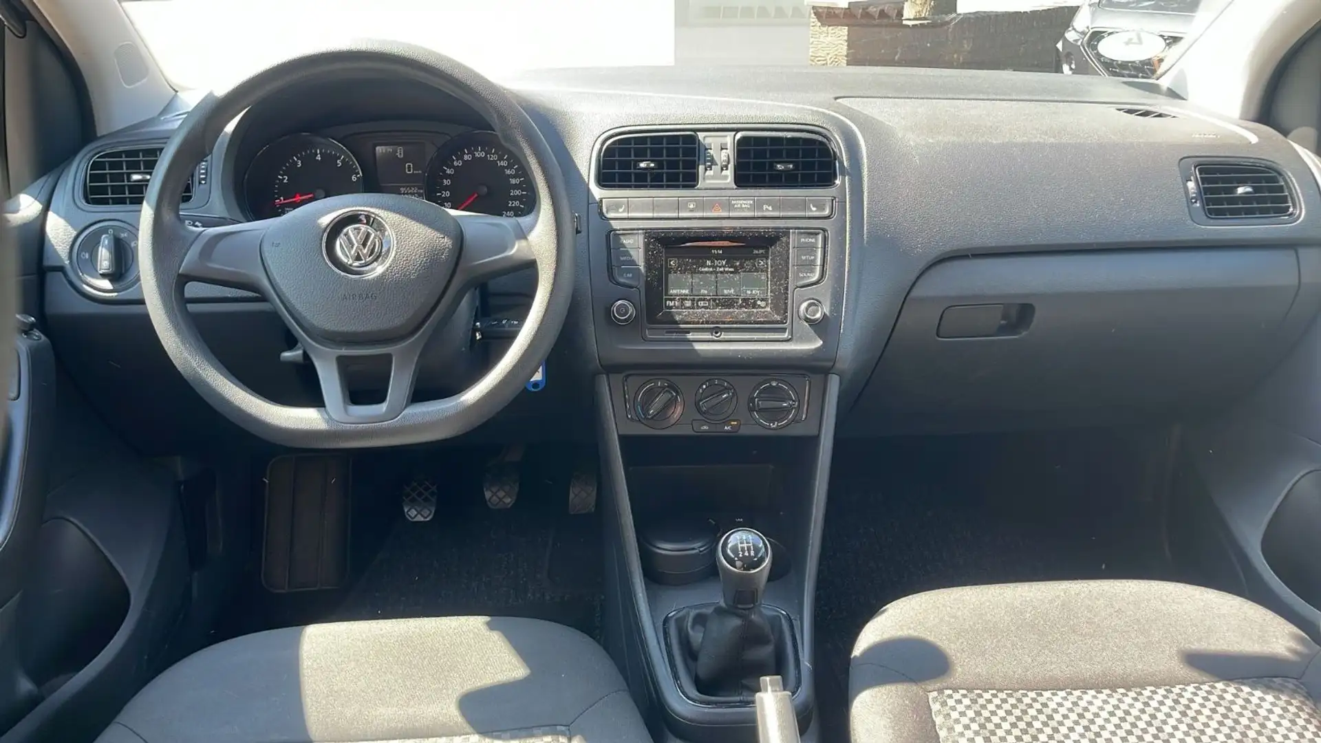 Volkswagen Polo V Trendline 2.Hand+Scheckheft Zwart - 2