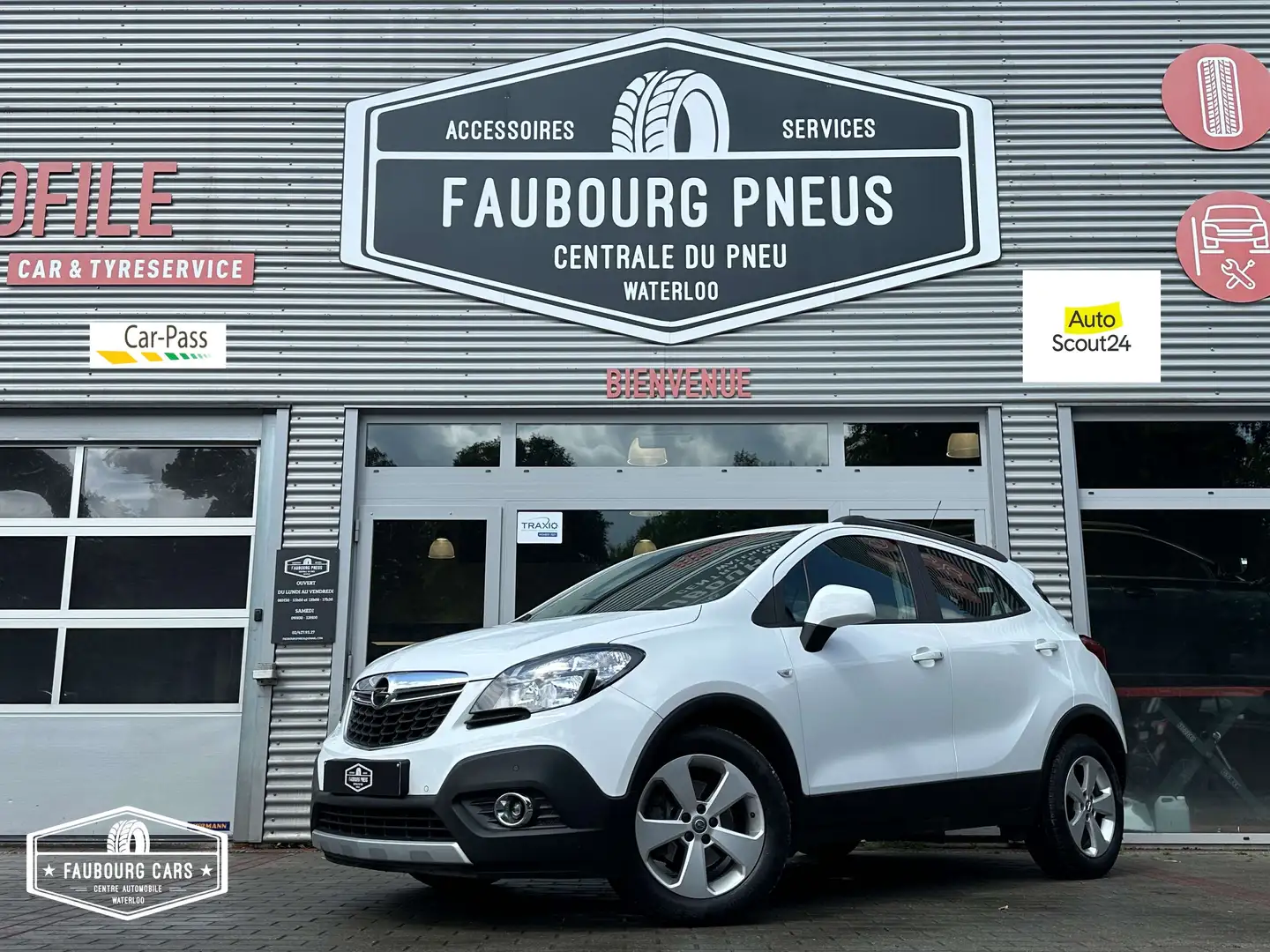 Opel Mokka *1.4-Turbo*4x2*NAVIGATION*AUTOMATIQUE* Blanc - 1