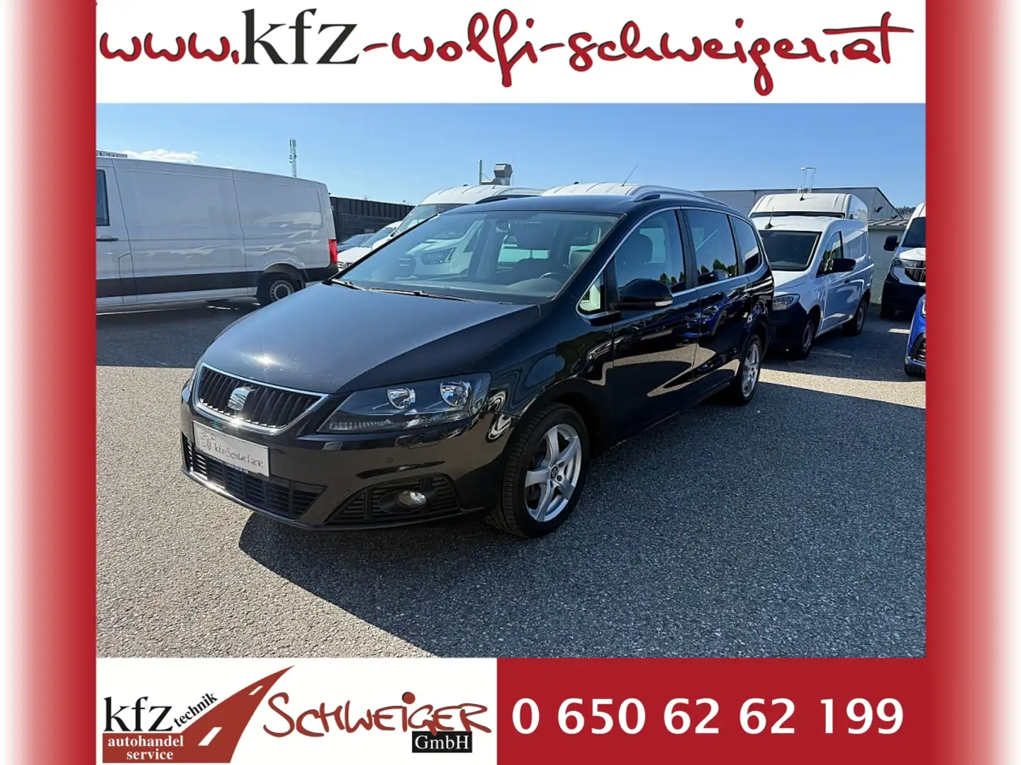 SEAT Alhambra Style 2,0 TDI CR DPF DSG Schwarz - 1