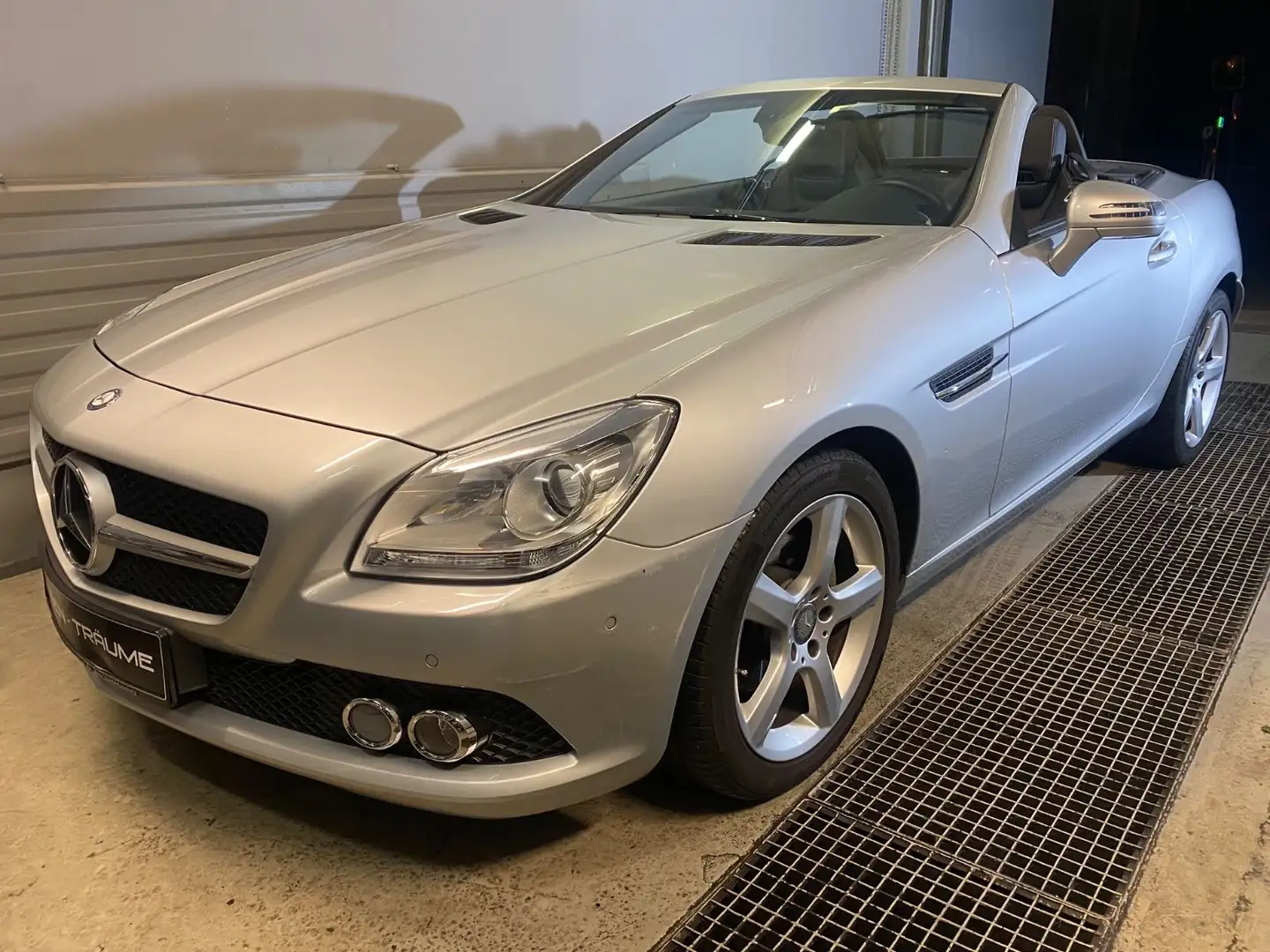 Mercedes-Benz SLK 200 Roadster nur 20.TKM-Automatik-1.Hand Argent - 1