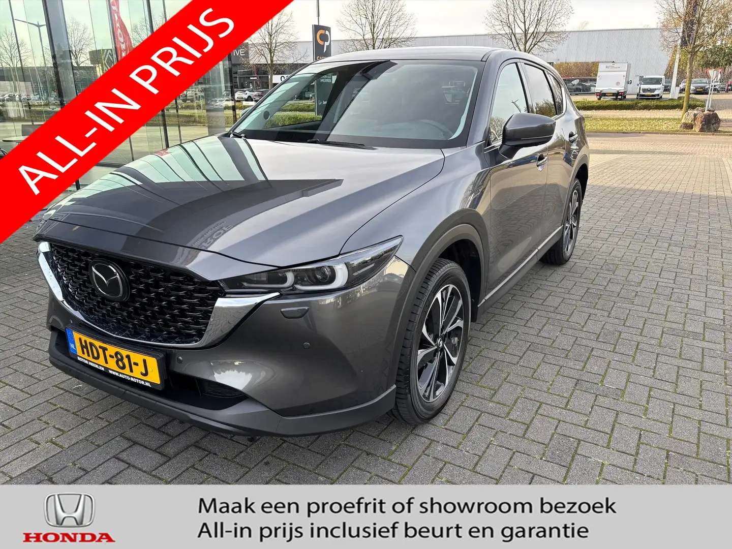 Mazda CX-5 2.0 Hybrid 165pk Aut Exclusive-Line Black Comfort Gris - 1
