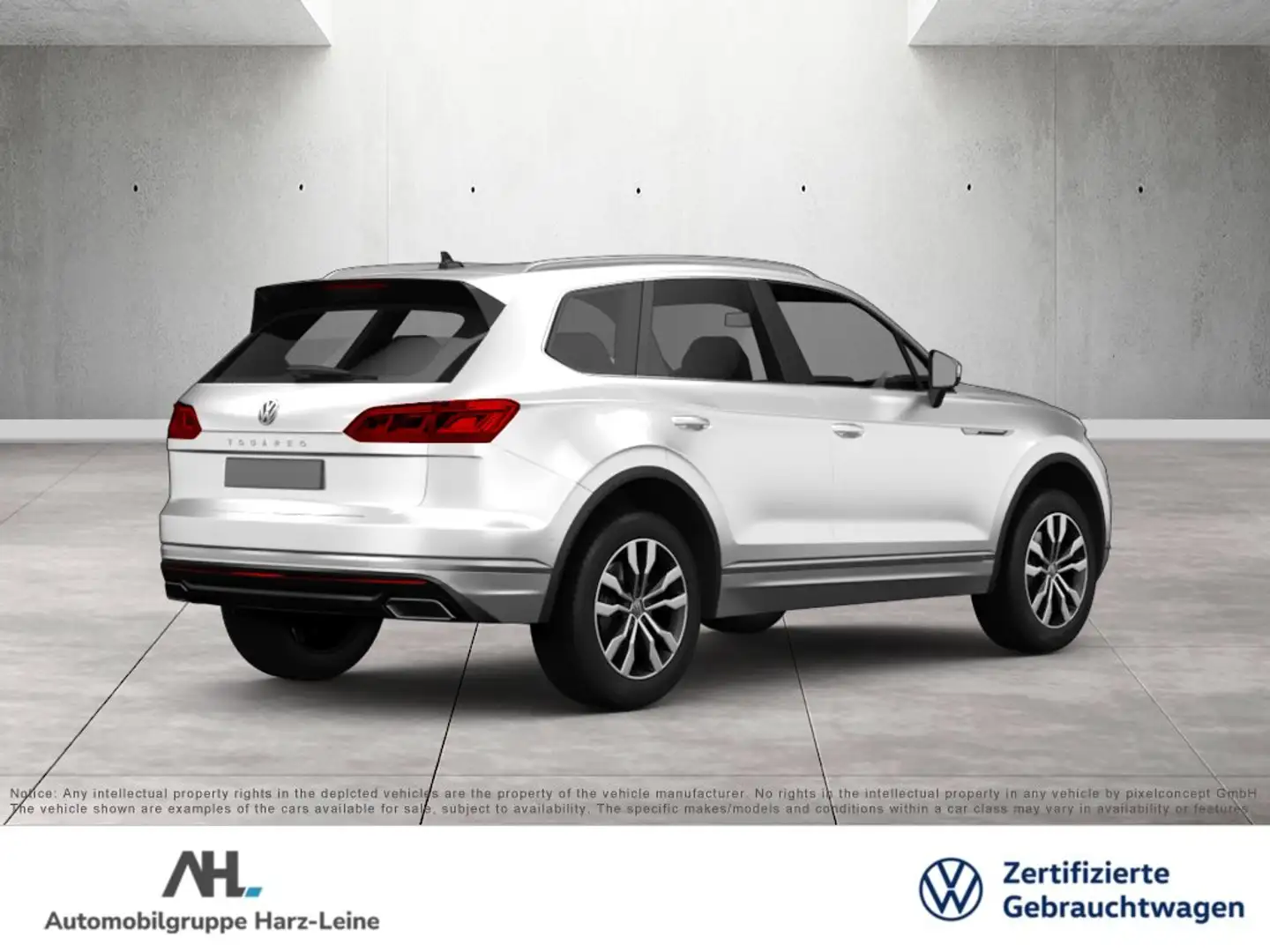 Volkswagen Touareg 3.0 TDI R-Line BlackStyle Matrix Navi ACC Standhzg Weiß - 2