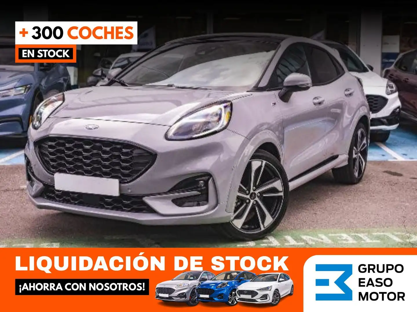 Ford Puma 1.0 EcoBoost MHEV ST-Line X Aut. 155 Gris - 1