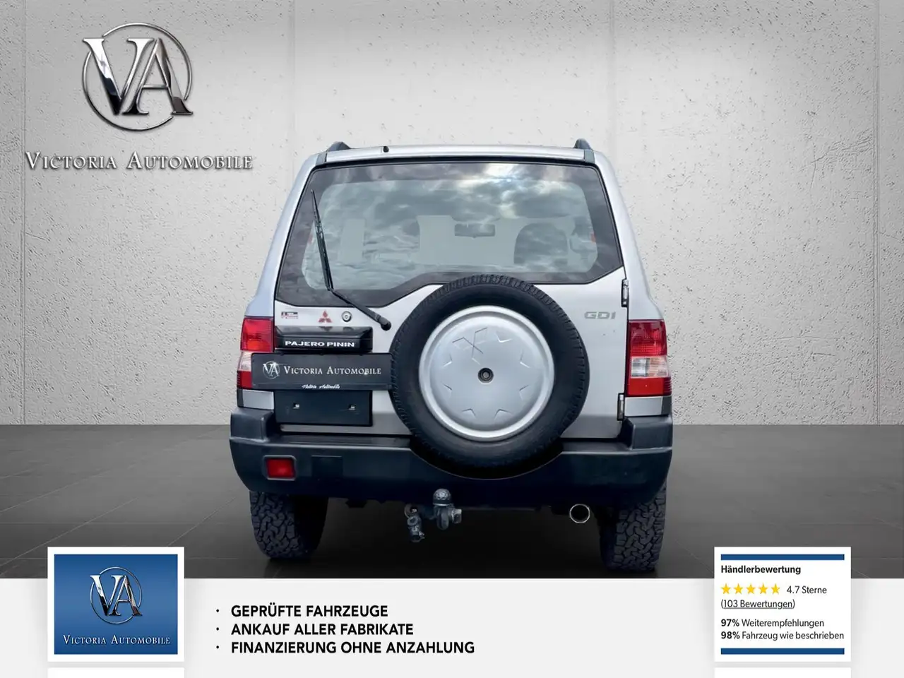 Mitsubishi Pajero Pinin GDI Comfort I 2000 Klima. Automatik. AHK. Gepflegt, foto 6